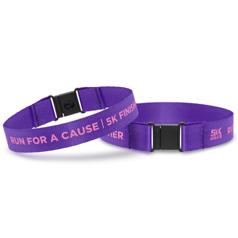 Custom Breakaway Polyester Wristbands 48