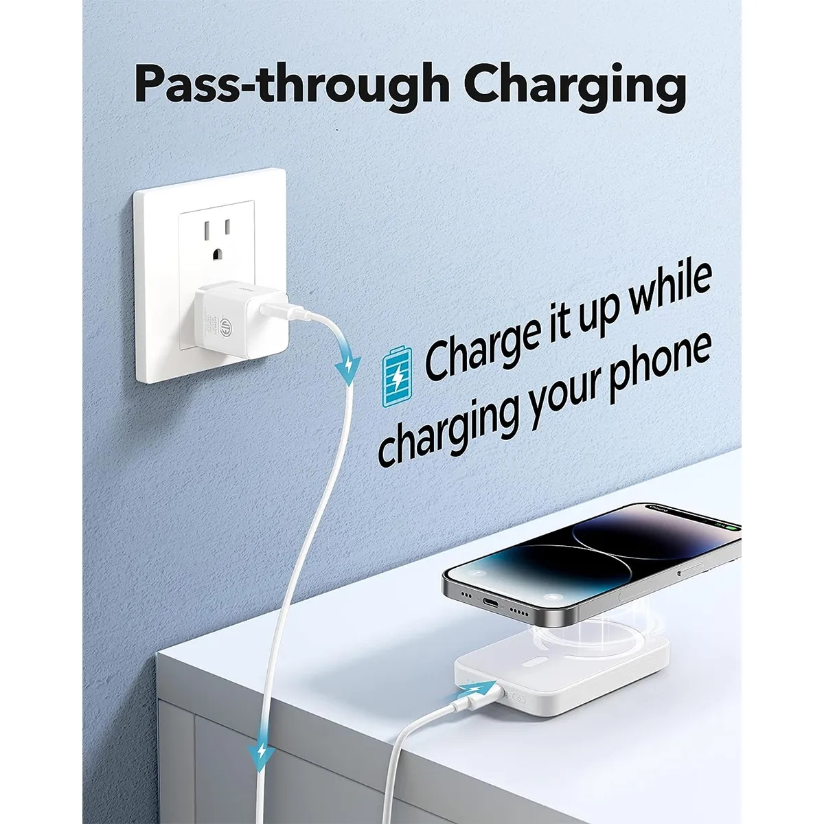 5000mAh PD 20W Magnetic Wireless Fast Charging Power Bank 5