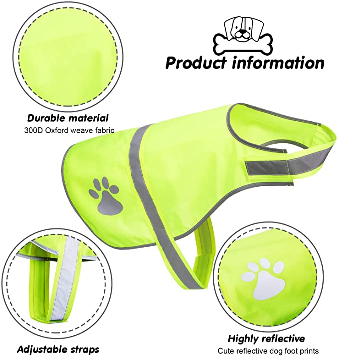 Adjustable Dog Reflective Vest 1