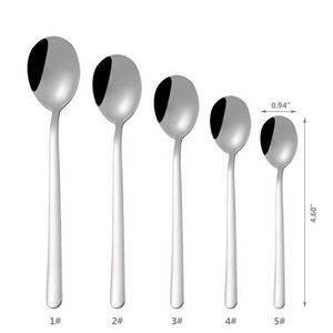 Wooden Handle Dessert Coffee Spoon 3