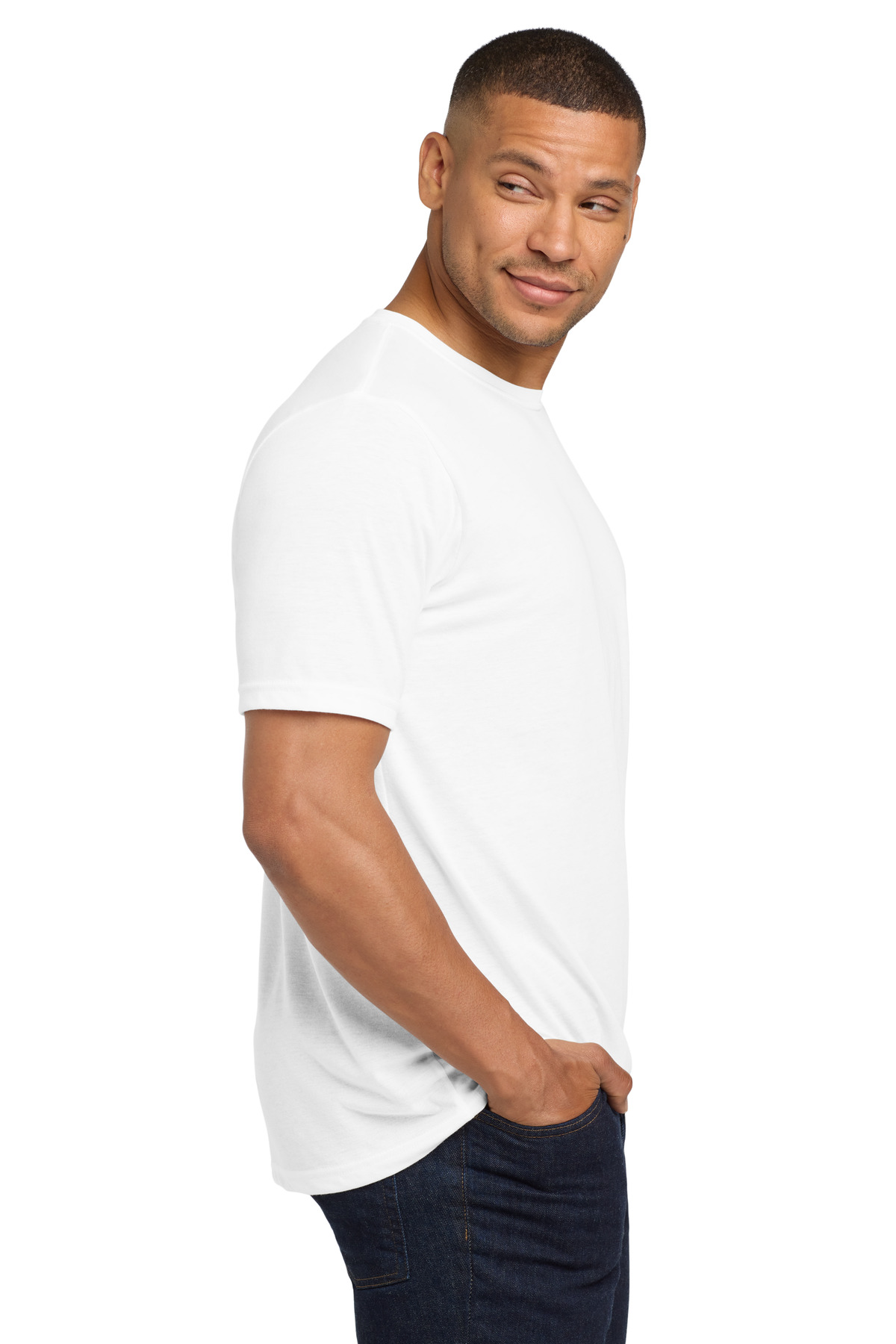 Next Level Apparel Adult Poly/Cotton Tee. NL6200 60