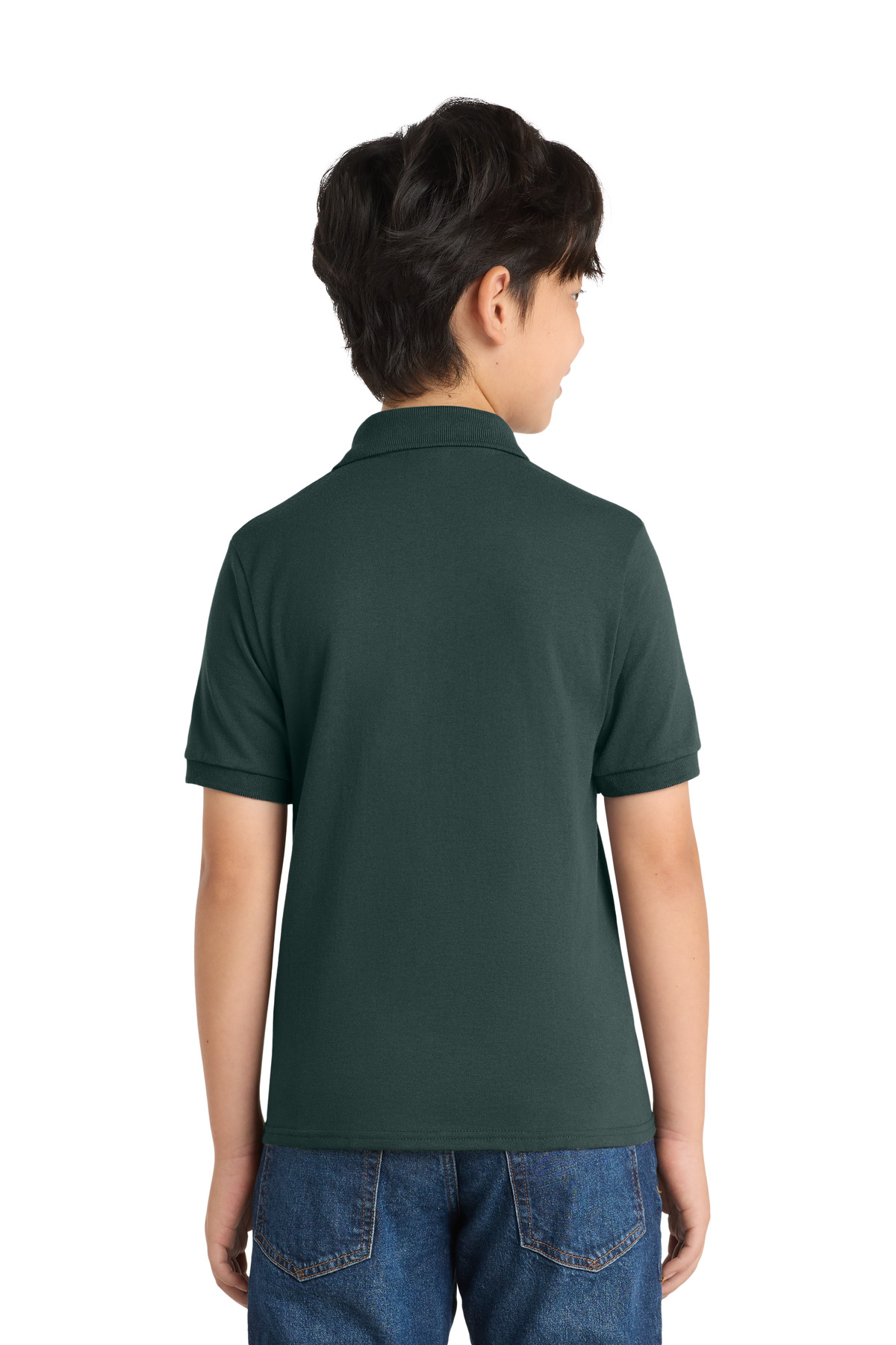 Port & Co Youth Core Blend Jersey Knit Polo. KP55Y 62
