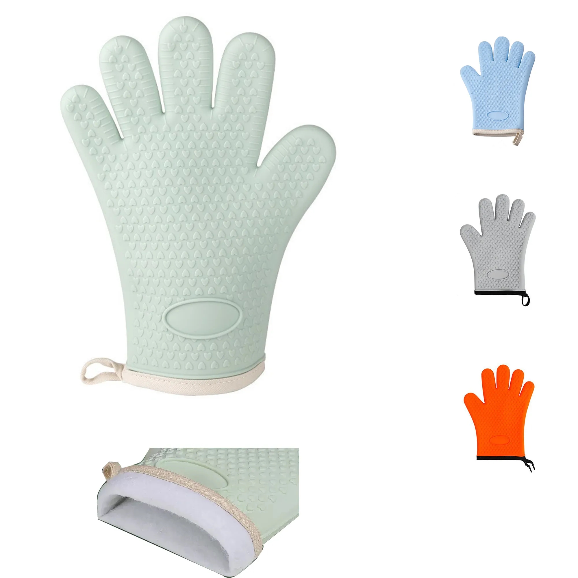 Silicone Microwave Cooking Gloves 10pcs 3