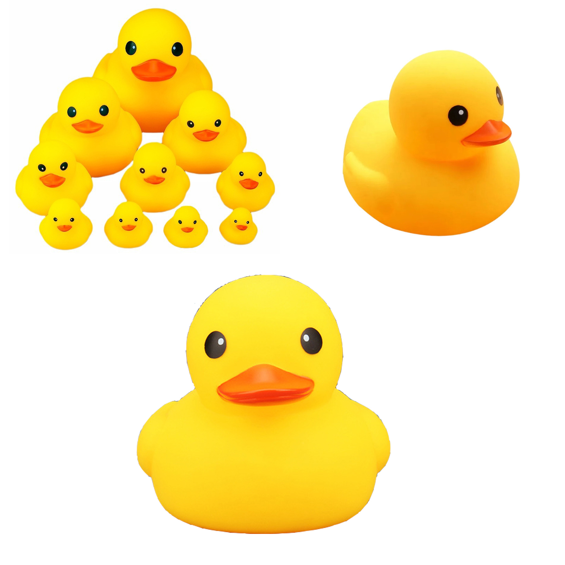 PVC Yellow Duck Bath Toy 2