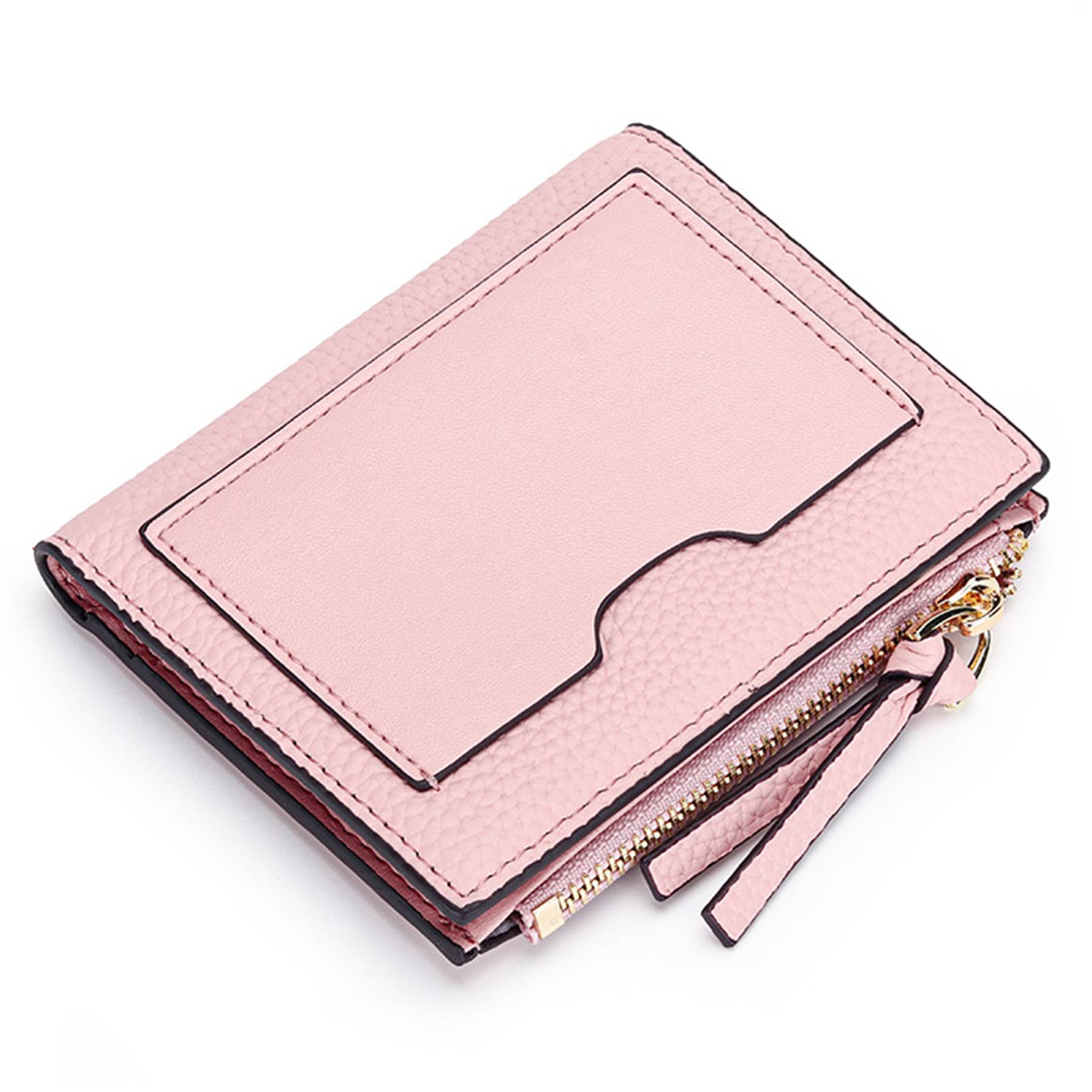 Genuine Leather Stylish zippered coin purse 4