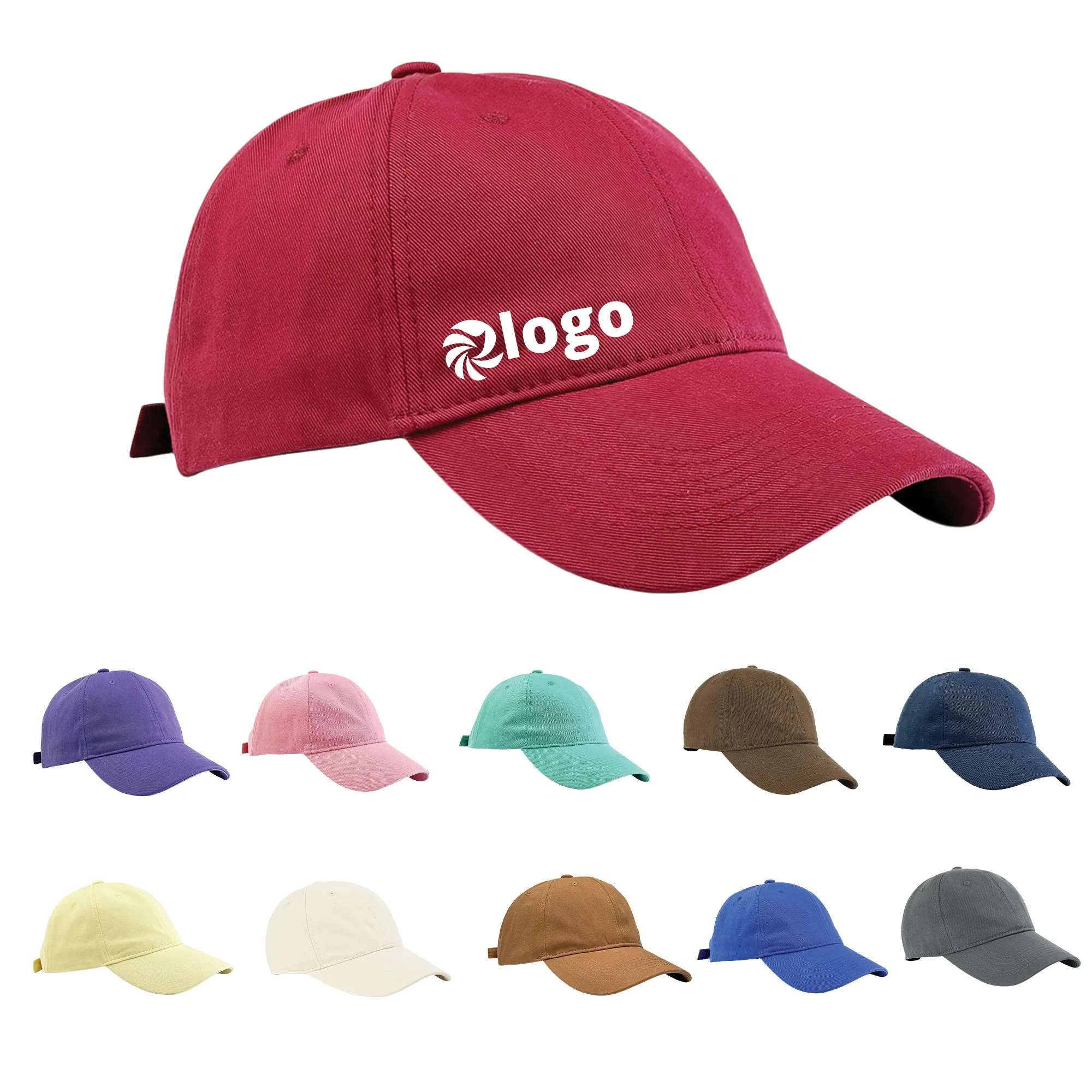 Customized Cotton Twill Embroidered Baseball Cap