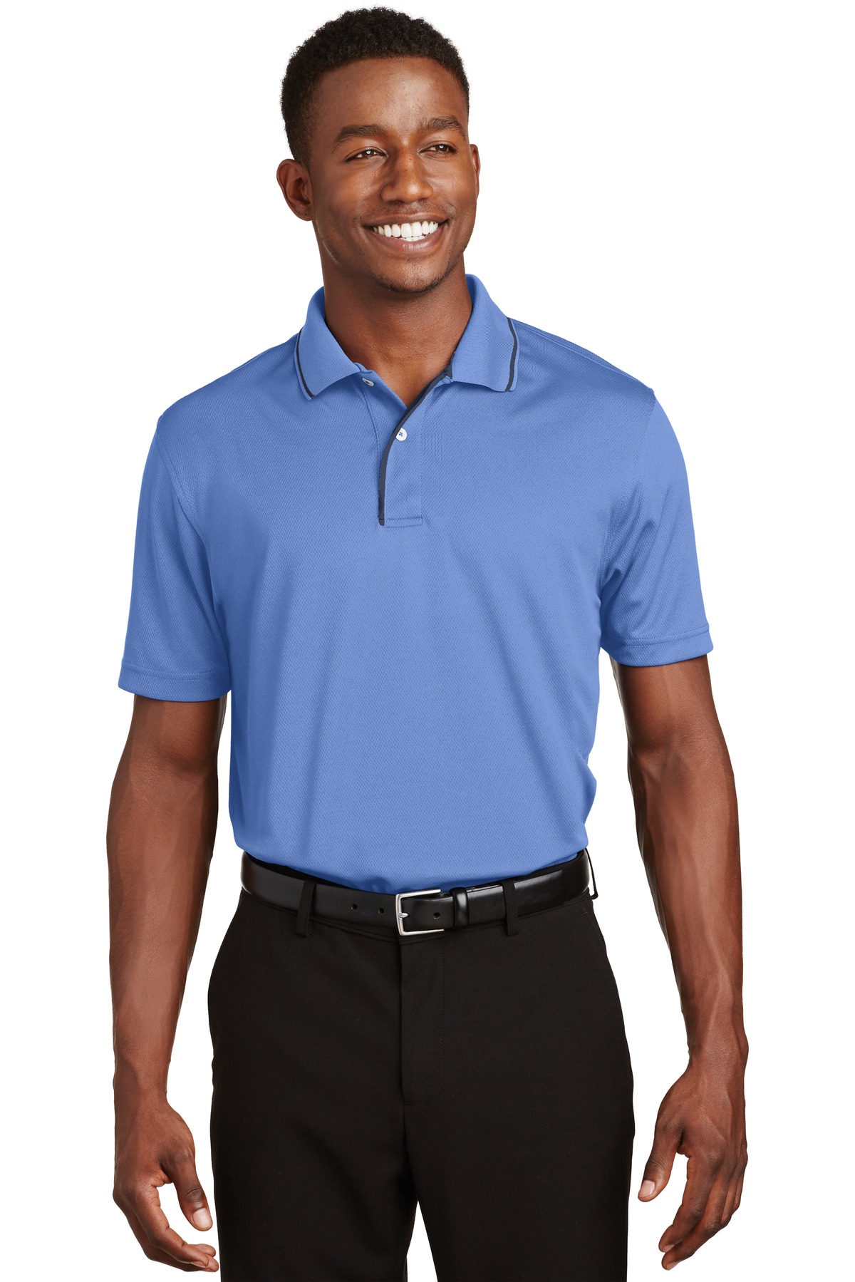 Sport-Tek Dri-Mesh Polo with Tipped Collar and Piping. K467 4