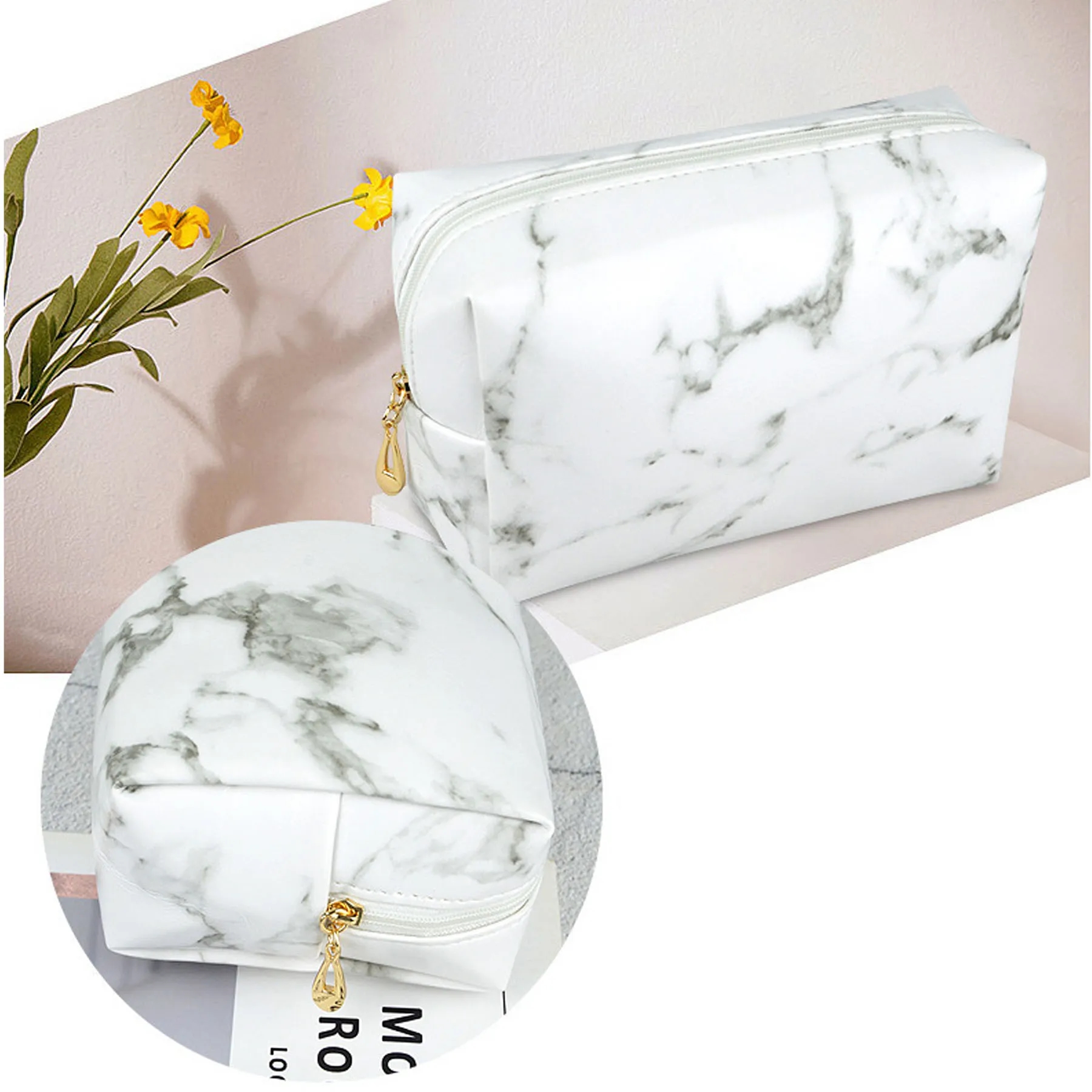 Pu Waterproof Travel Cosmetic Bag 6