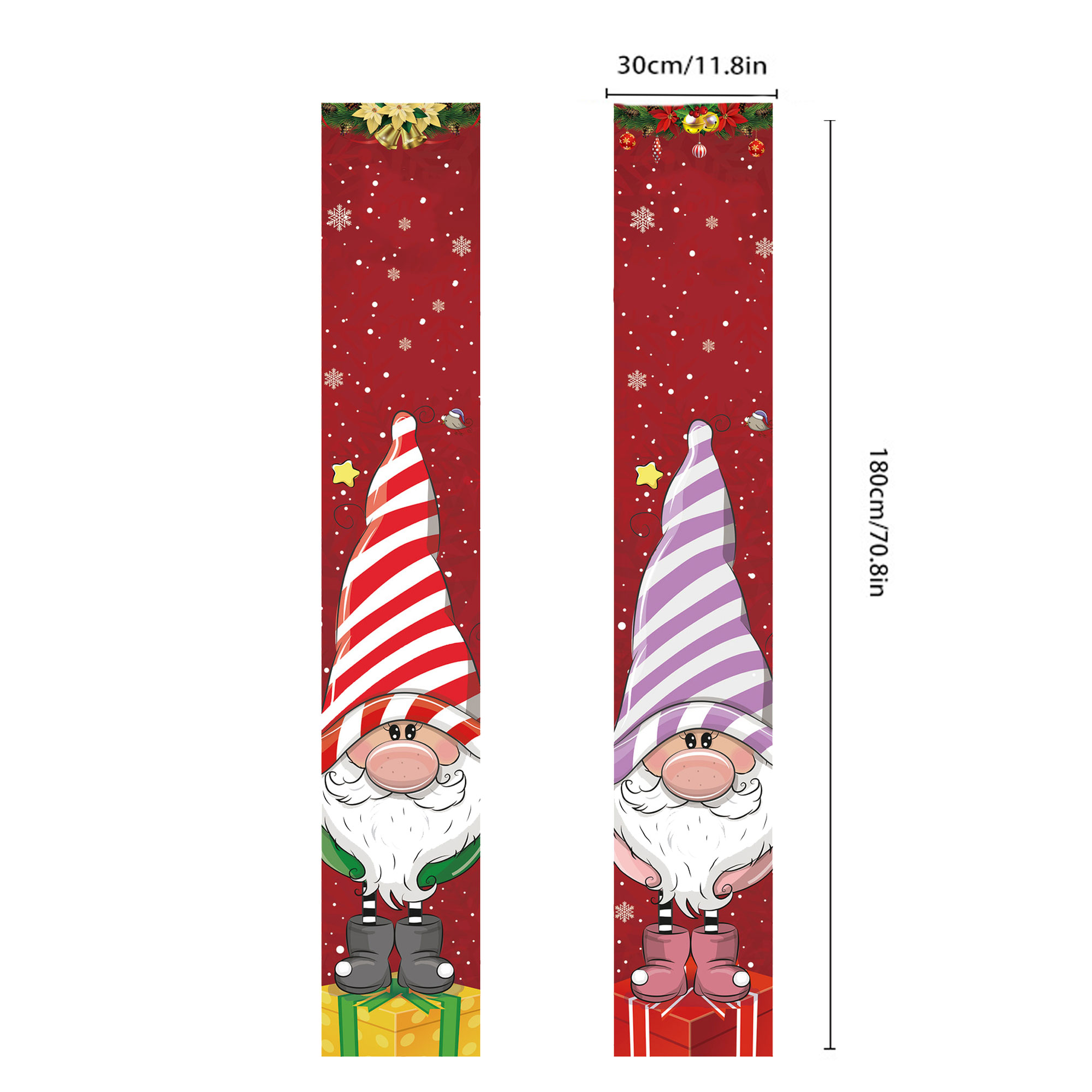 Christmas Flag Hanging 2