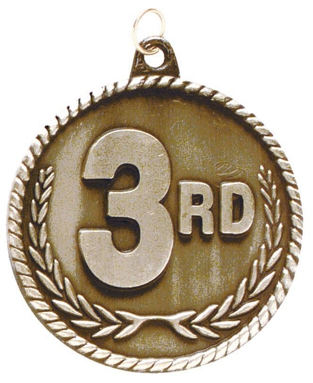 3rd Place High Relief Medal 2