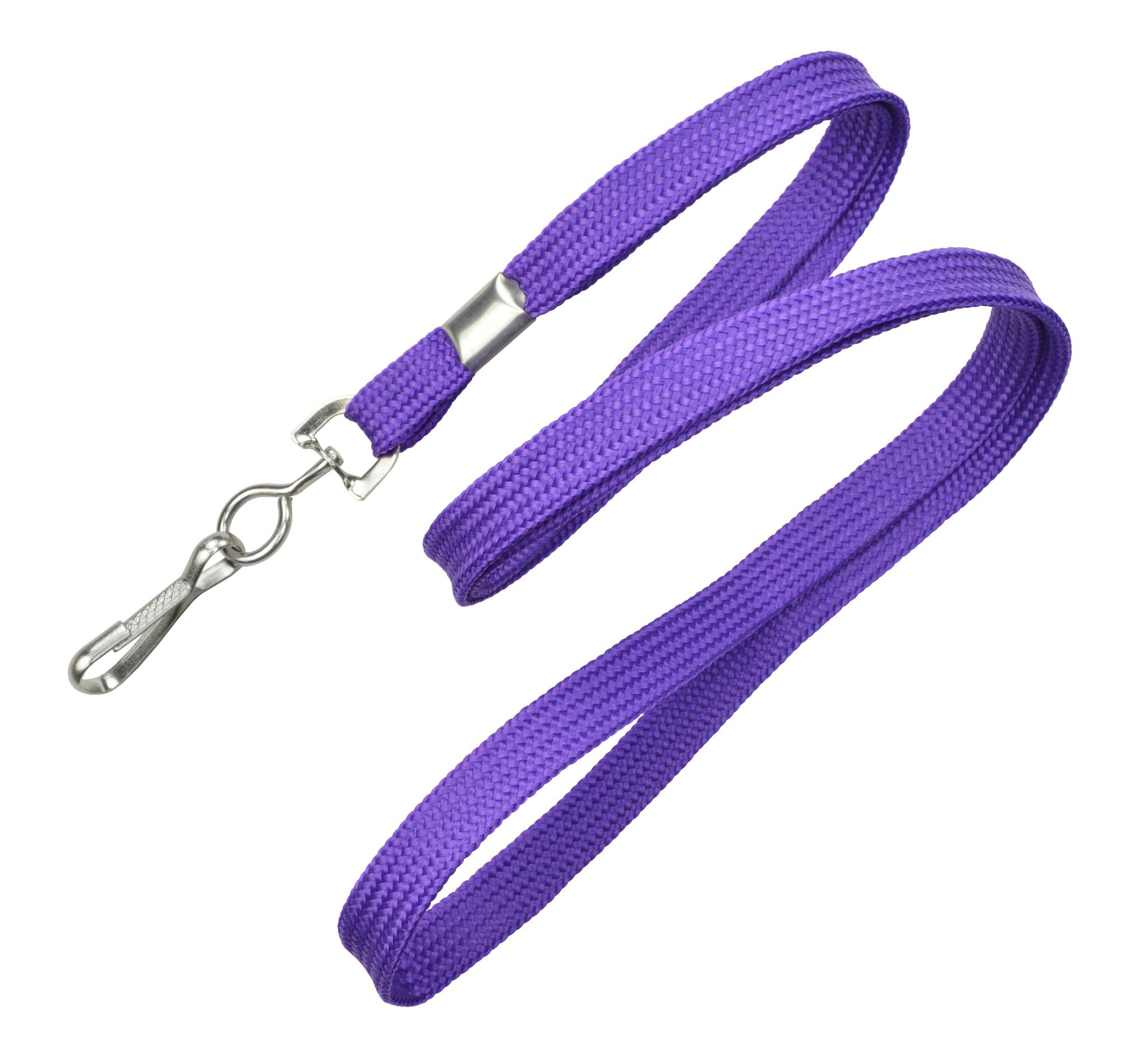 3/8" Blank Lanyard w/Swivel Hook (Purple) 2