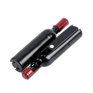Stylish Magnetic Corkscrew Wine Bottle Shaped Opener 2
