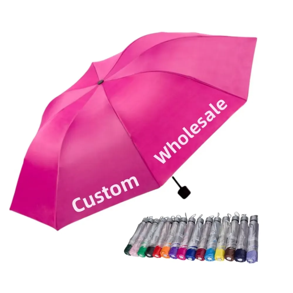 42" Arc Budget Promotional Telescopic Folding Umbrella 7