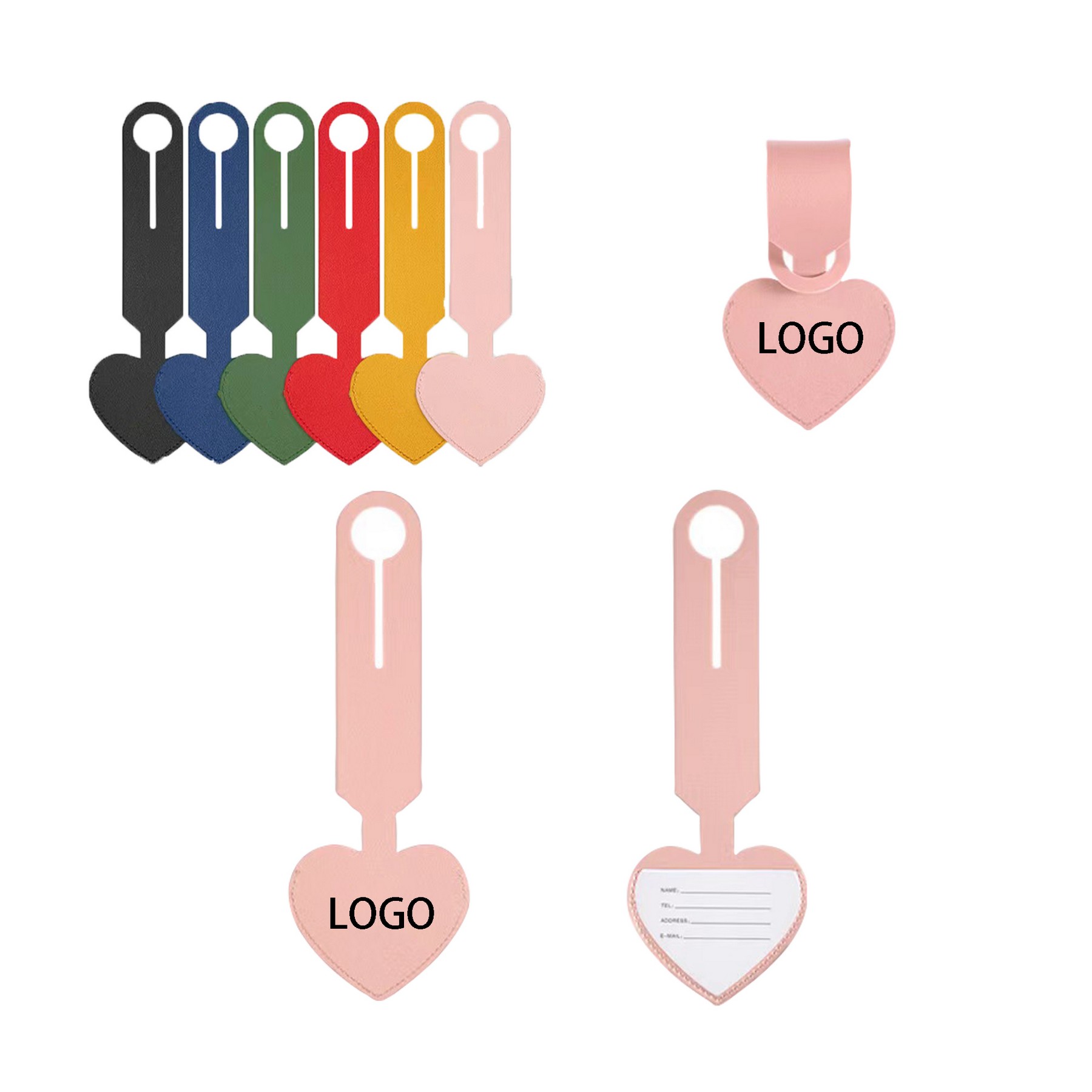 Heart Shaped Luggage Tag