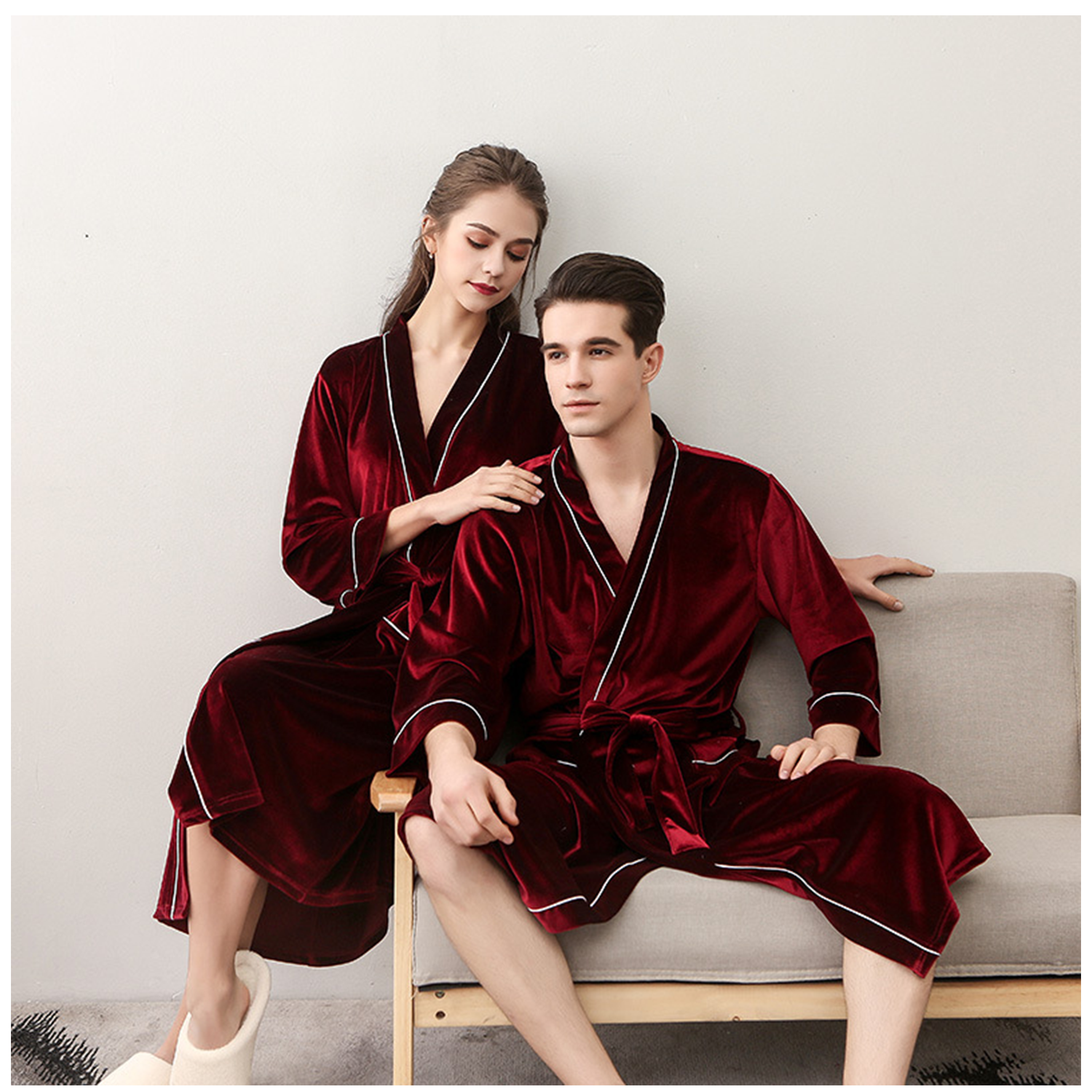 Velour Luxurious Bath Robes 6
