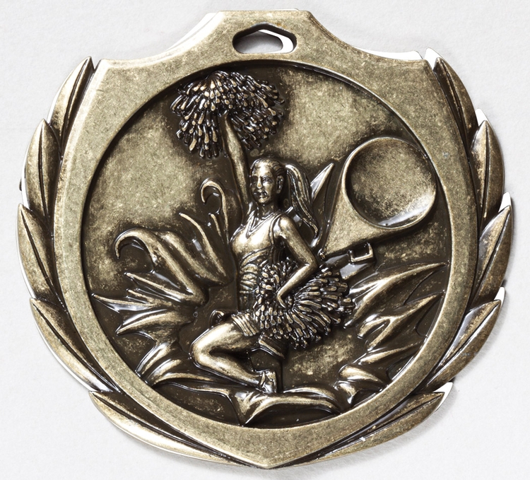 Cheer Burst Medal 2 1/4" 2