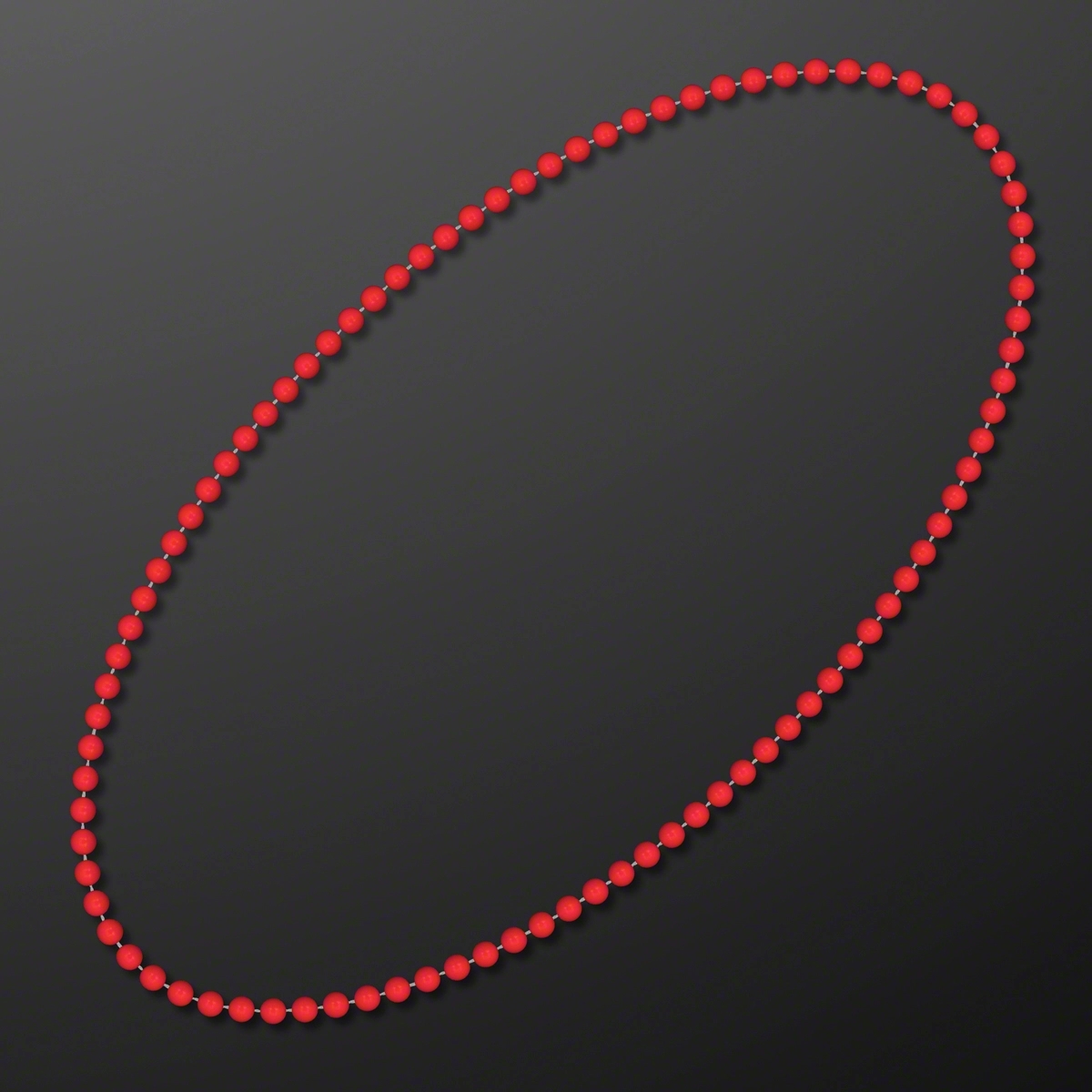 7MM 33" Round Beaded Necklaces 35