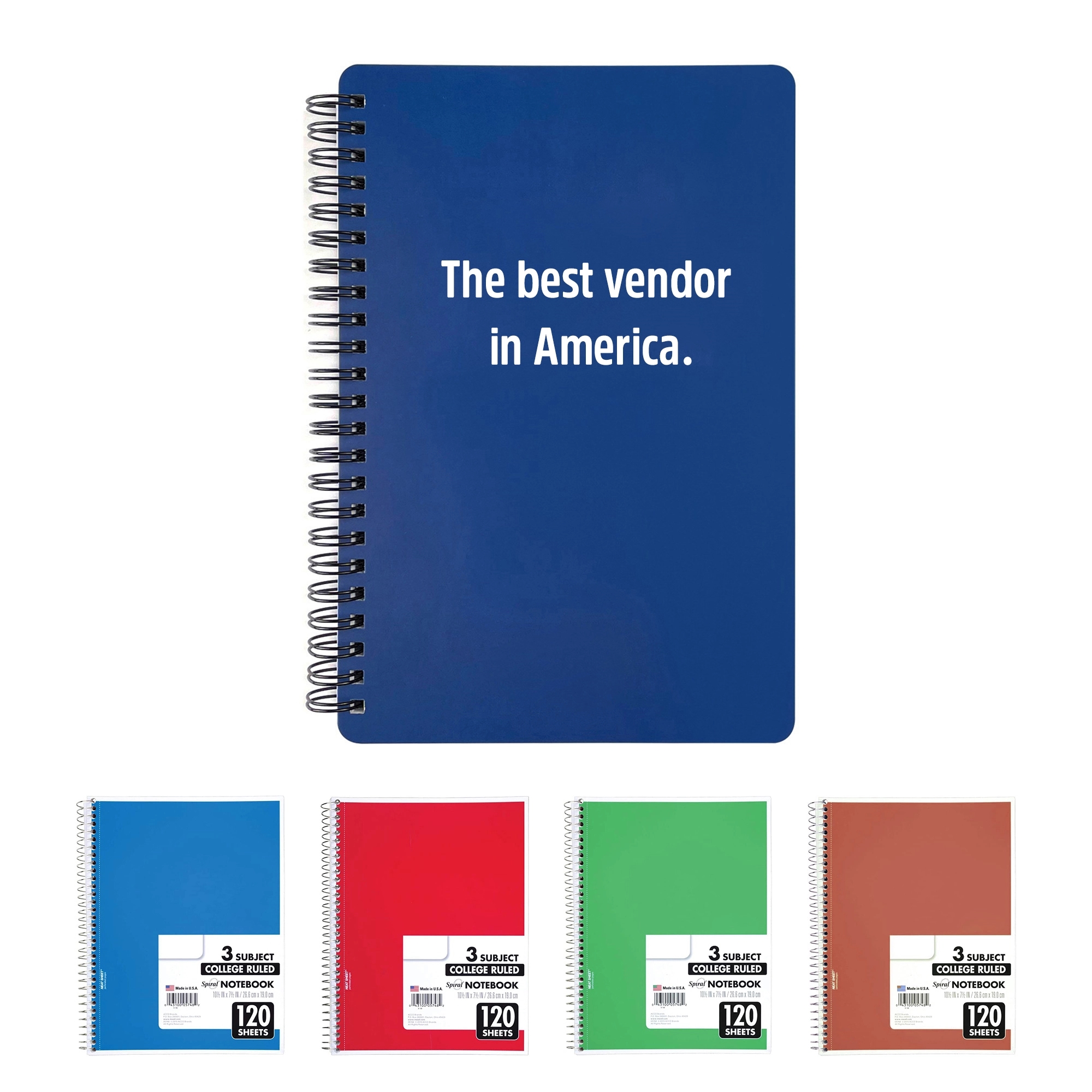 10"x6" Custom Spiral Notebook 4