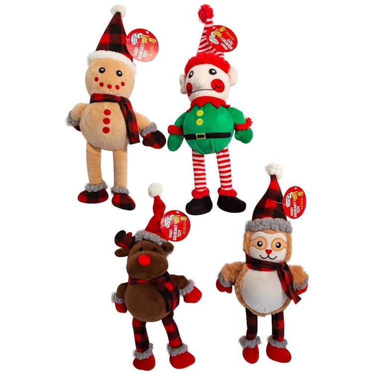 Christmas Dog Toys Assorted 15in 2