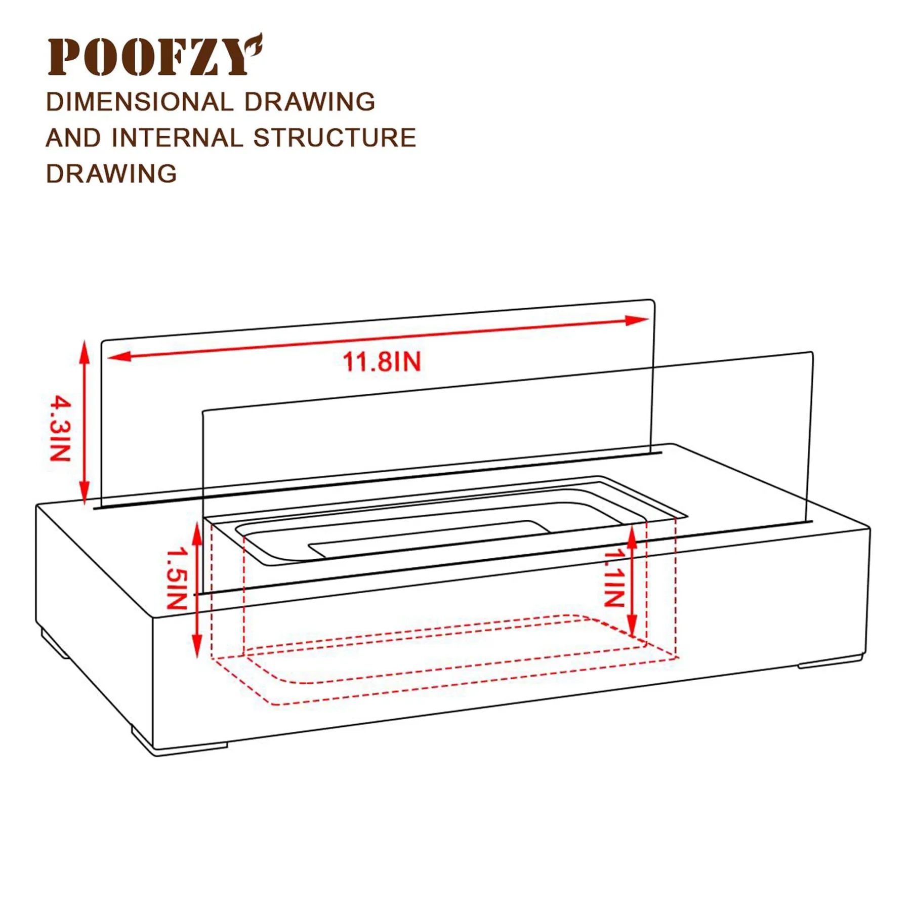 Elegant Flame Alcohol Fireplace & Stove 4