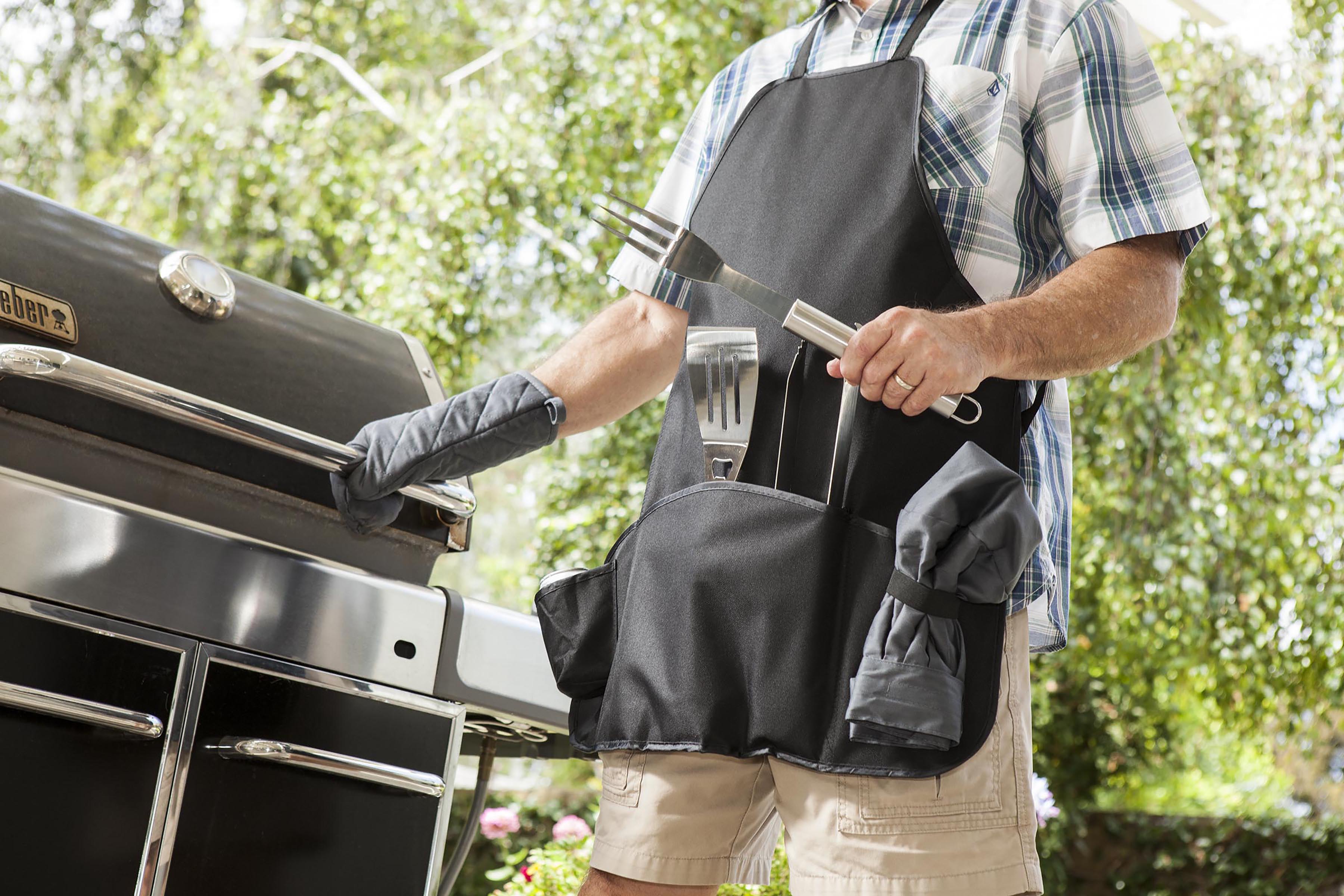 BBQ Apron Tote Pro Grill Set 3