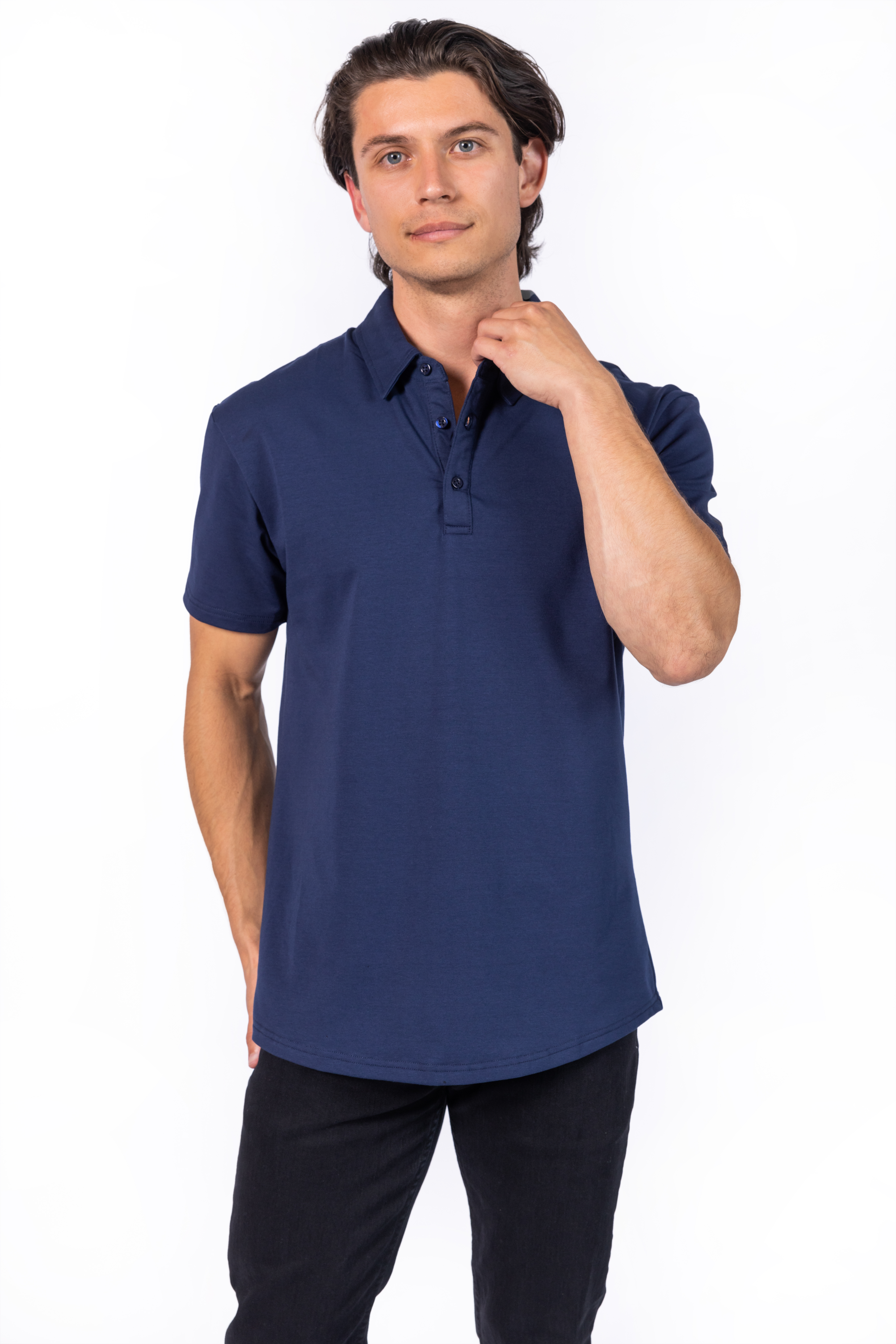 Elemental Men's A-Game Athletic Fit Premium Polo 17