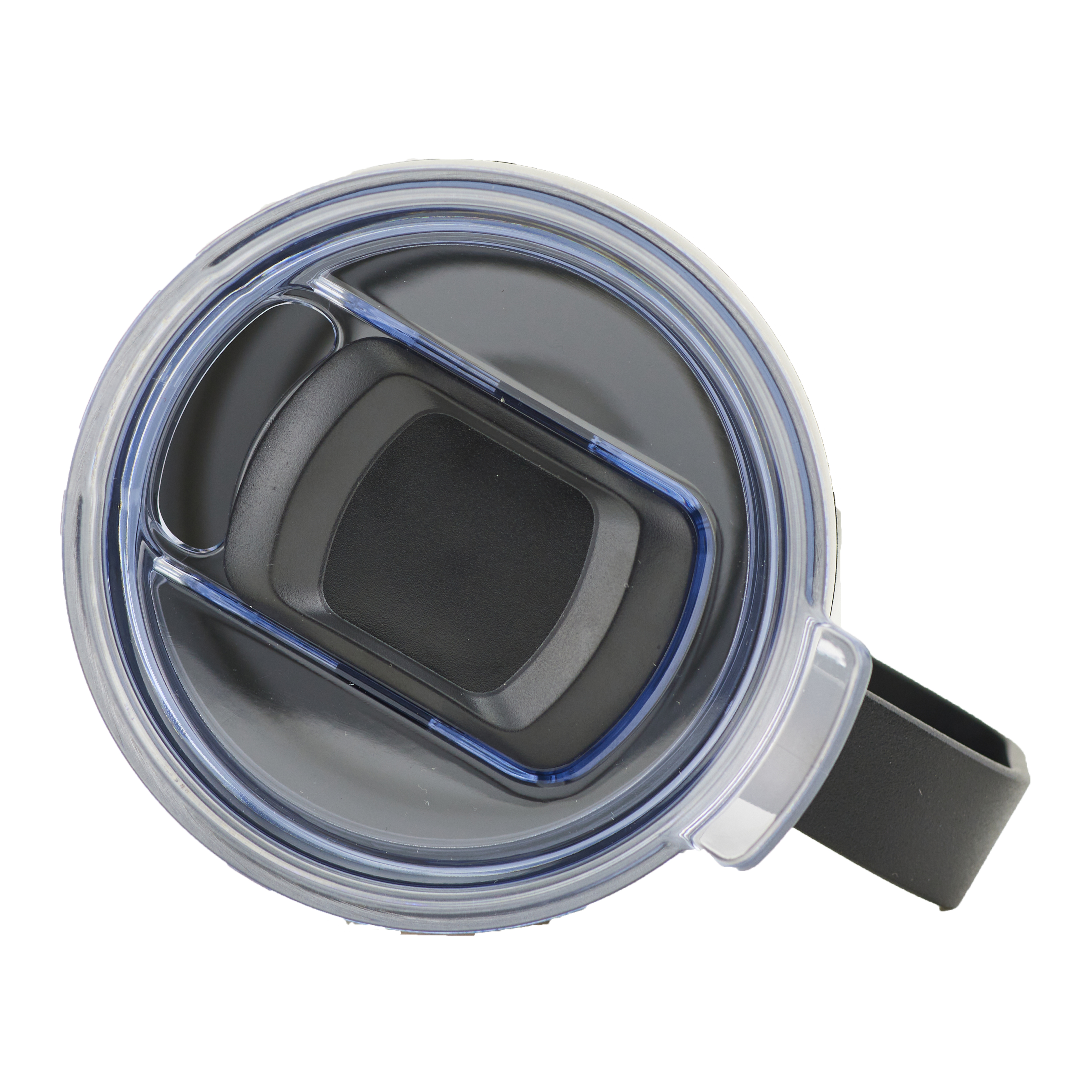 Oceanside 24 Oz. Double Wall SS VI Tumbler with Handle and Cork Bottom (Black) 5