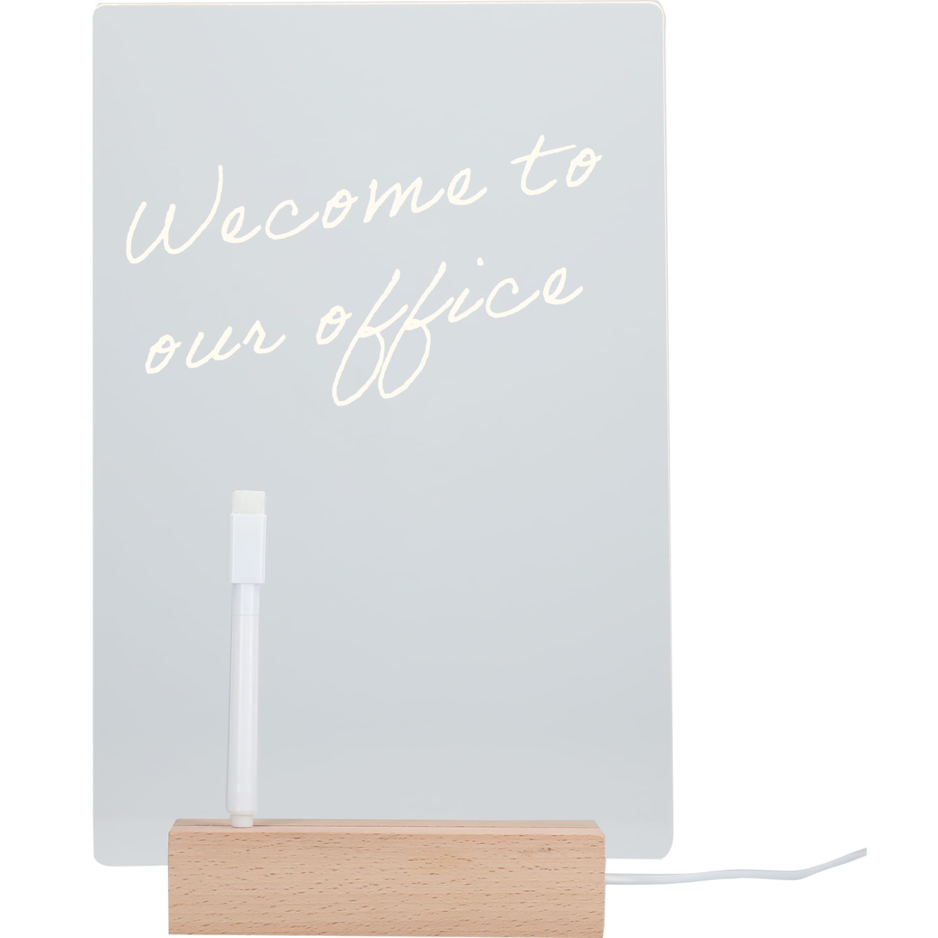 Note Brite Acrylic Dry Erase Board 35