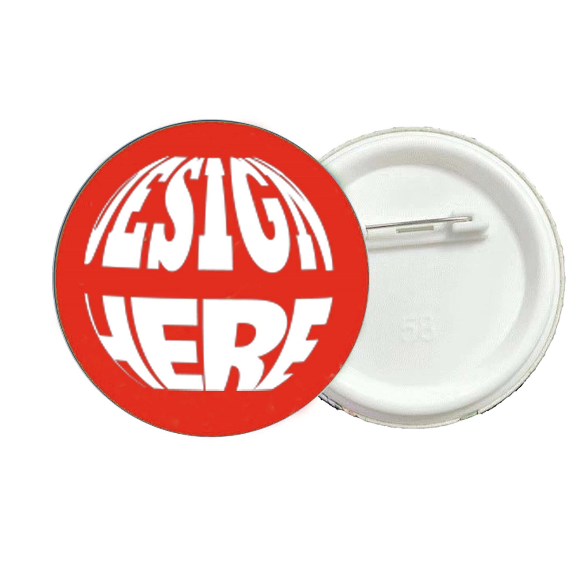 Round Tinplate Brooch Buttons 11