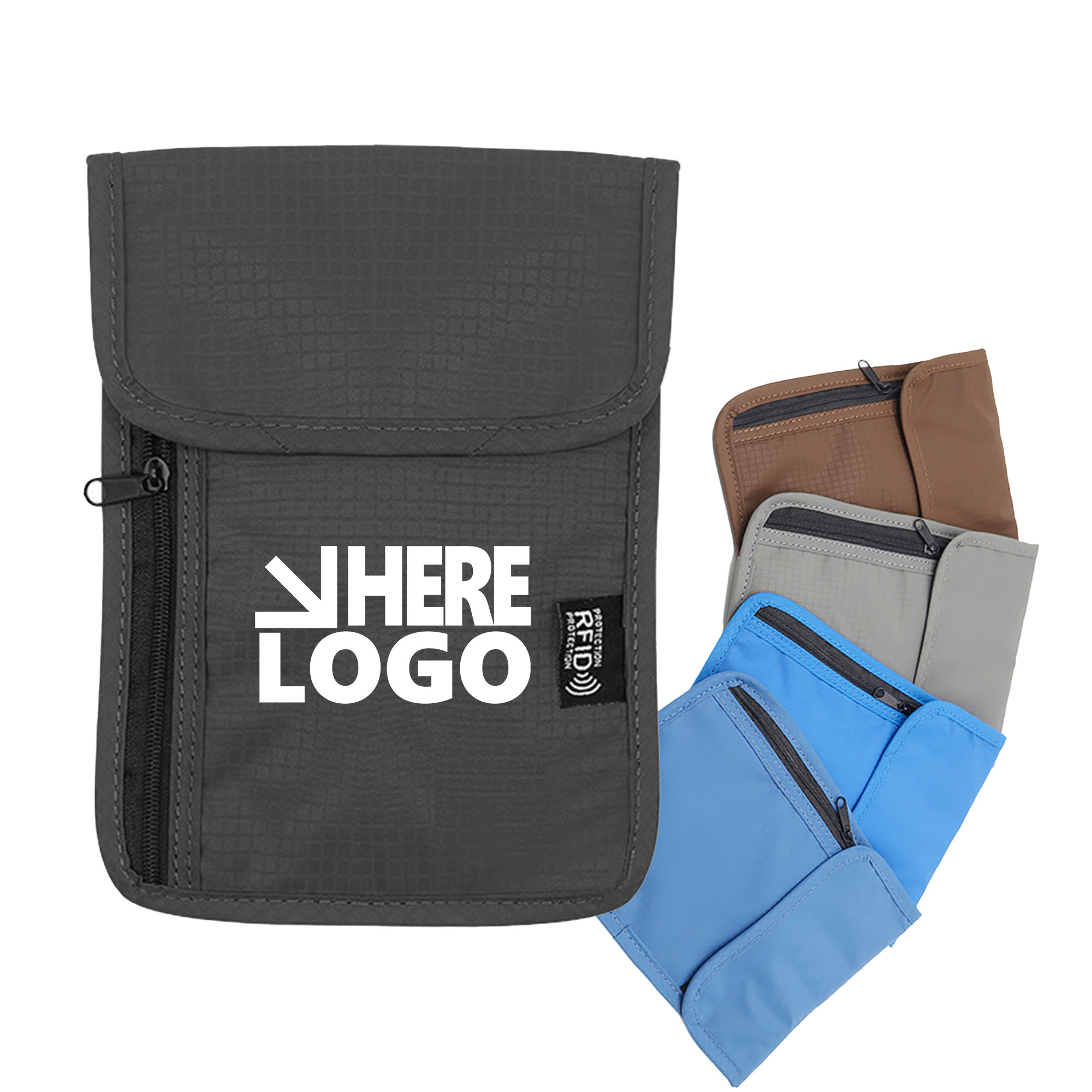 MOQ 10 Anti-Theft Travel Card Passport Holder 2
