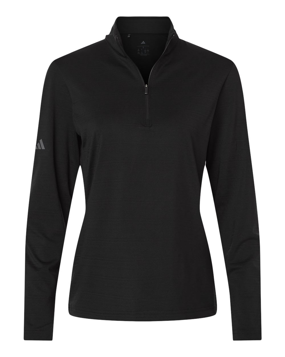 Women's Textured Stripe Quarter-Zip Pullover - A709 16