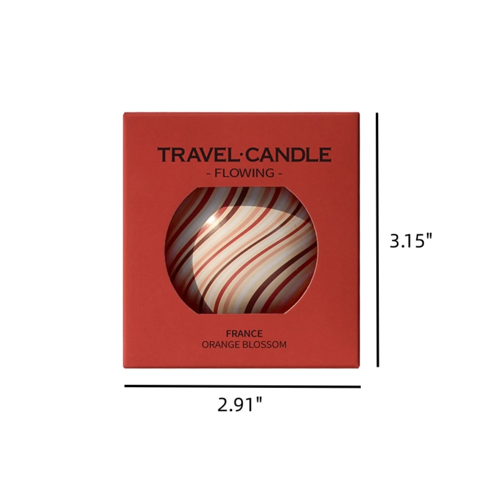 Striped Sphere Scented Candle Aroma Candle 2