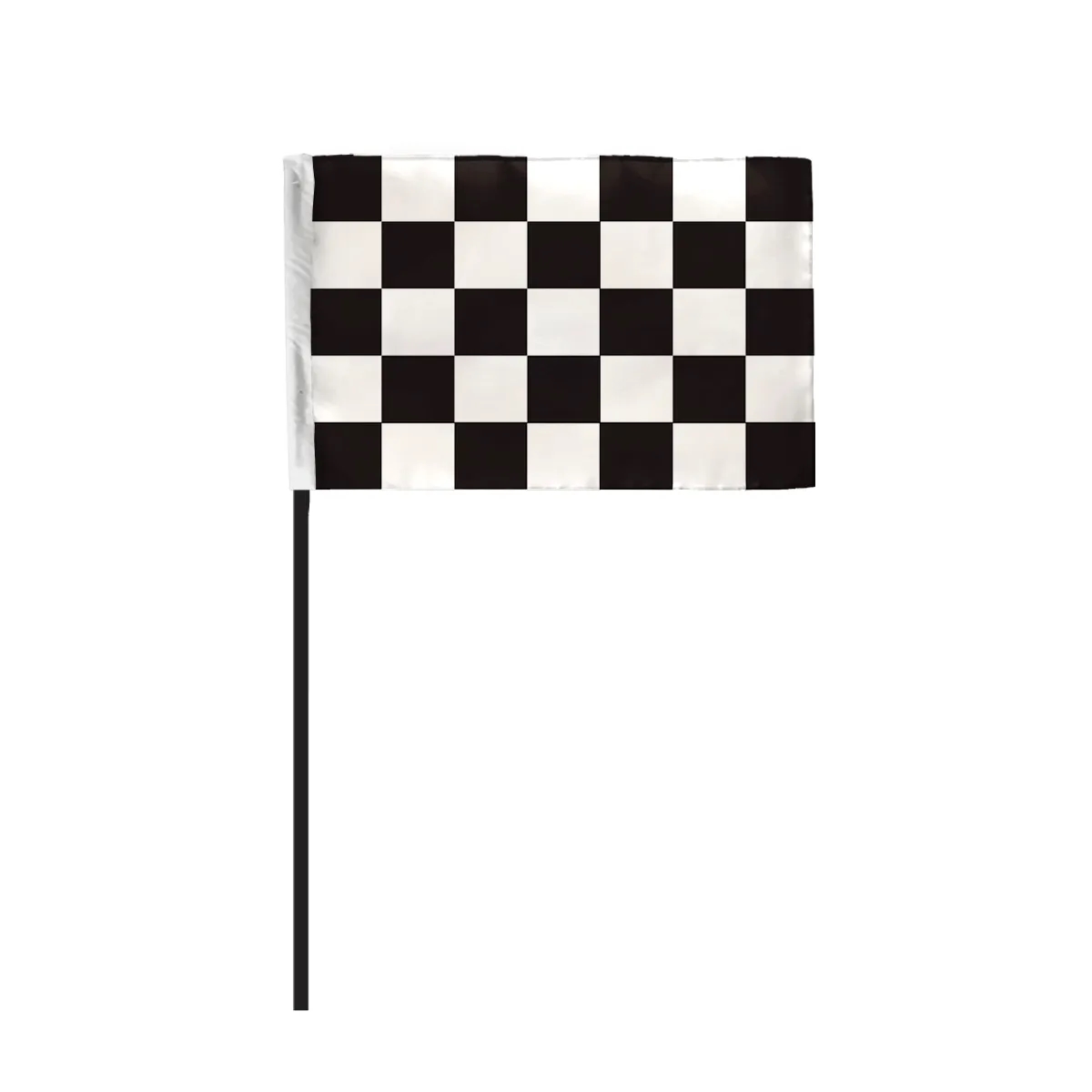 Checkered Racing Stick Flags - 5mil plastic 2