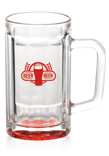 15 oz. Sports Fan Glass Beer Mugs 12