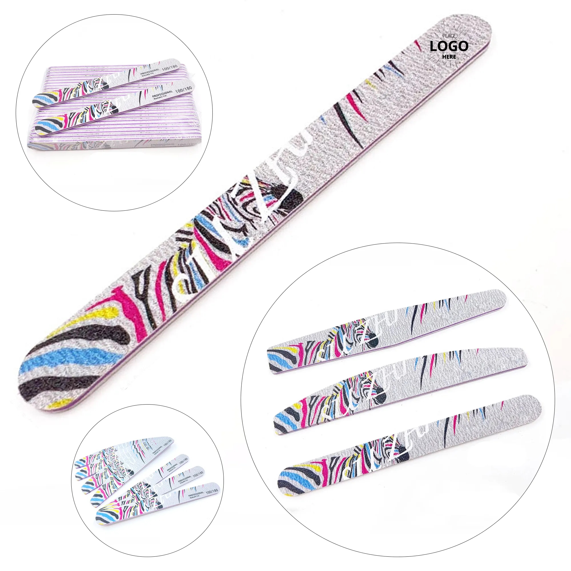 Zebra Print Nail Filing 3