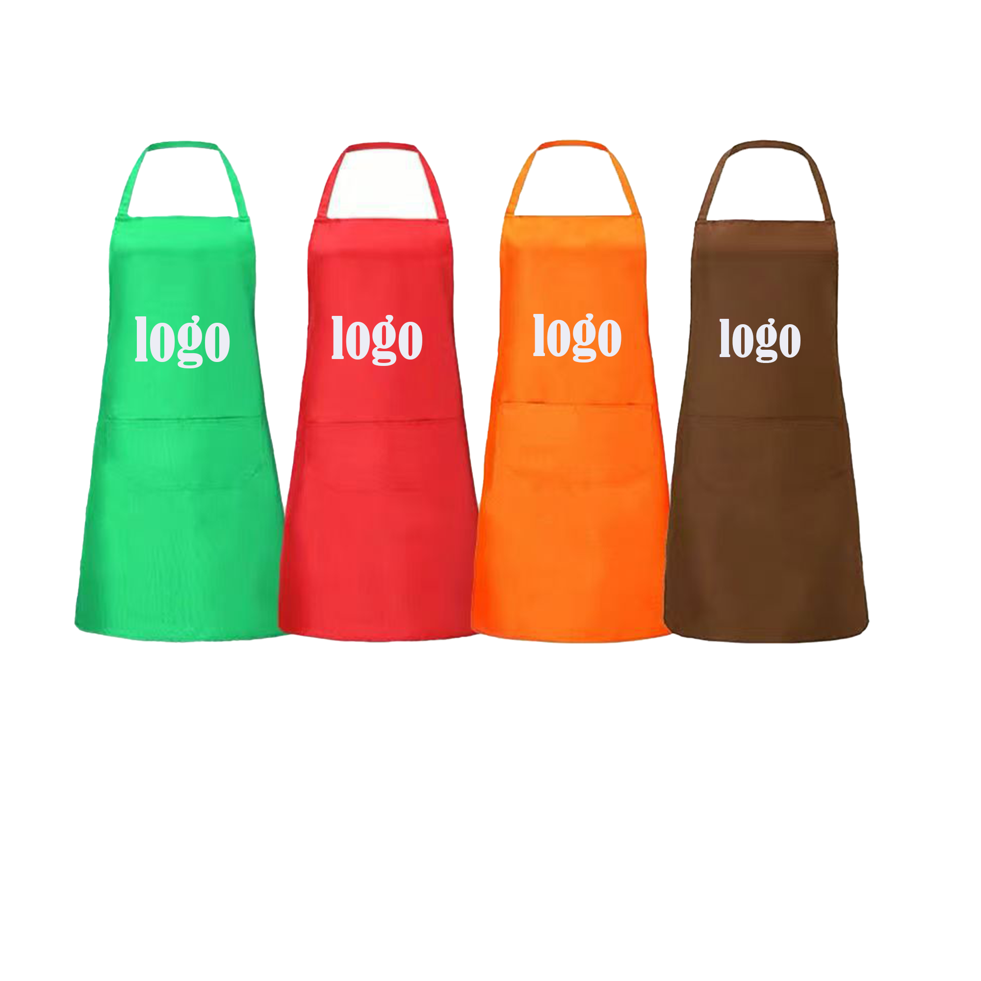 Adjustable Unisex Comfortable Bib Apron With 2 Pocket For Home MOQ50 3