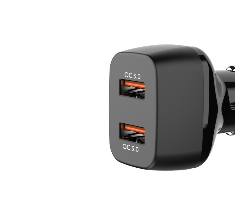 Dual Port 3.0 USB Car Charger, 36W 4