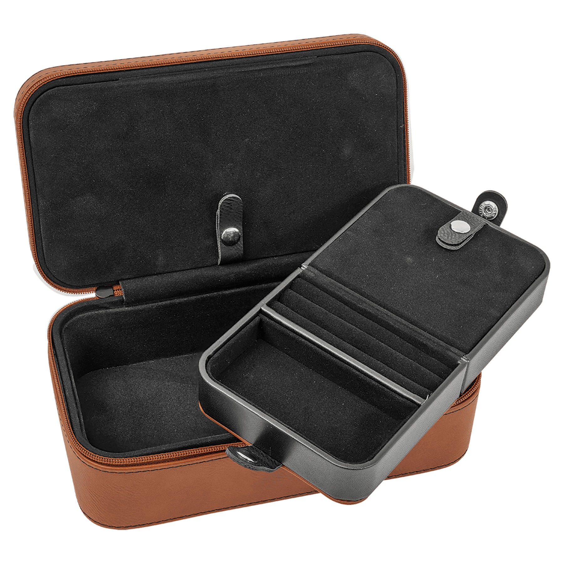 7 1/2" X 4 1/2" Leatherette Jewelry Box 15