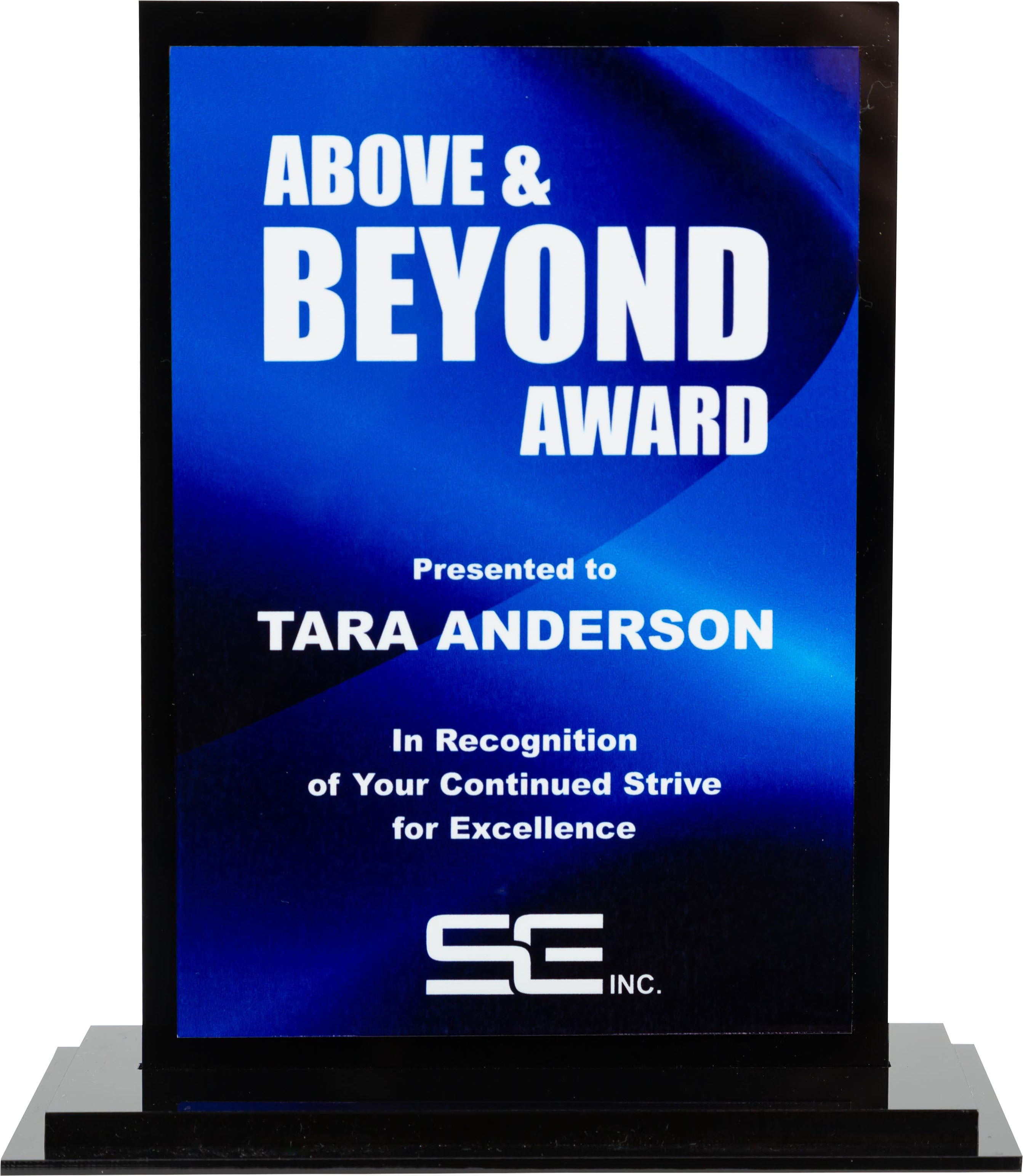 Acrylic/Metal Desk Award 4 2