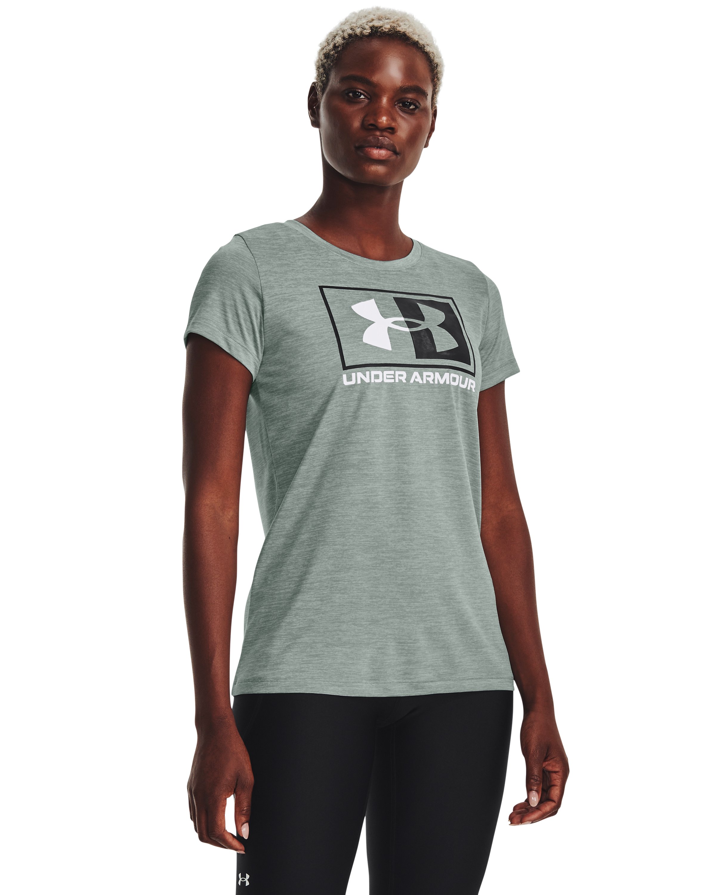 UA Tech Twist Box Women's Short Sleeve 1