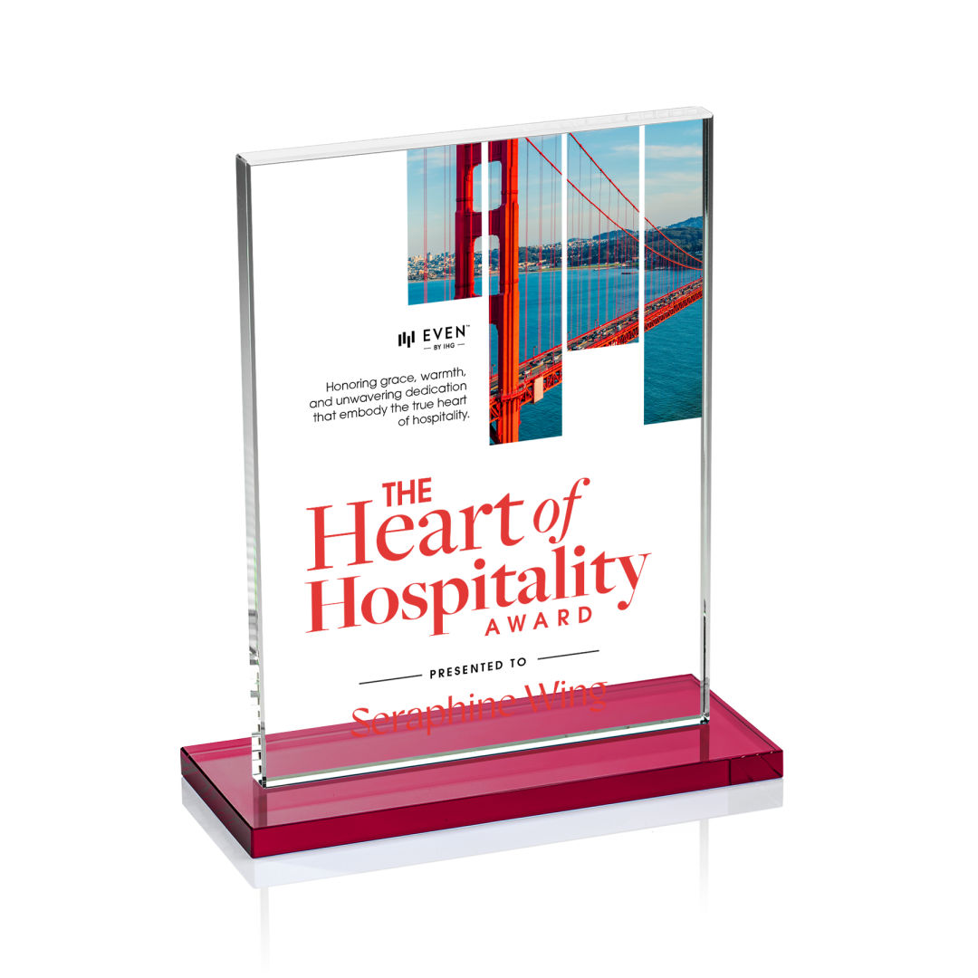 Emperor VividPrint™ Award - Red (Vert)