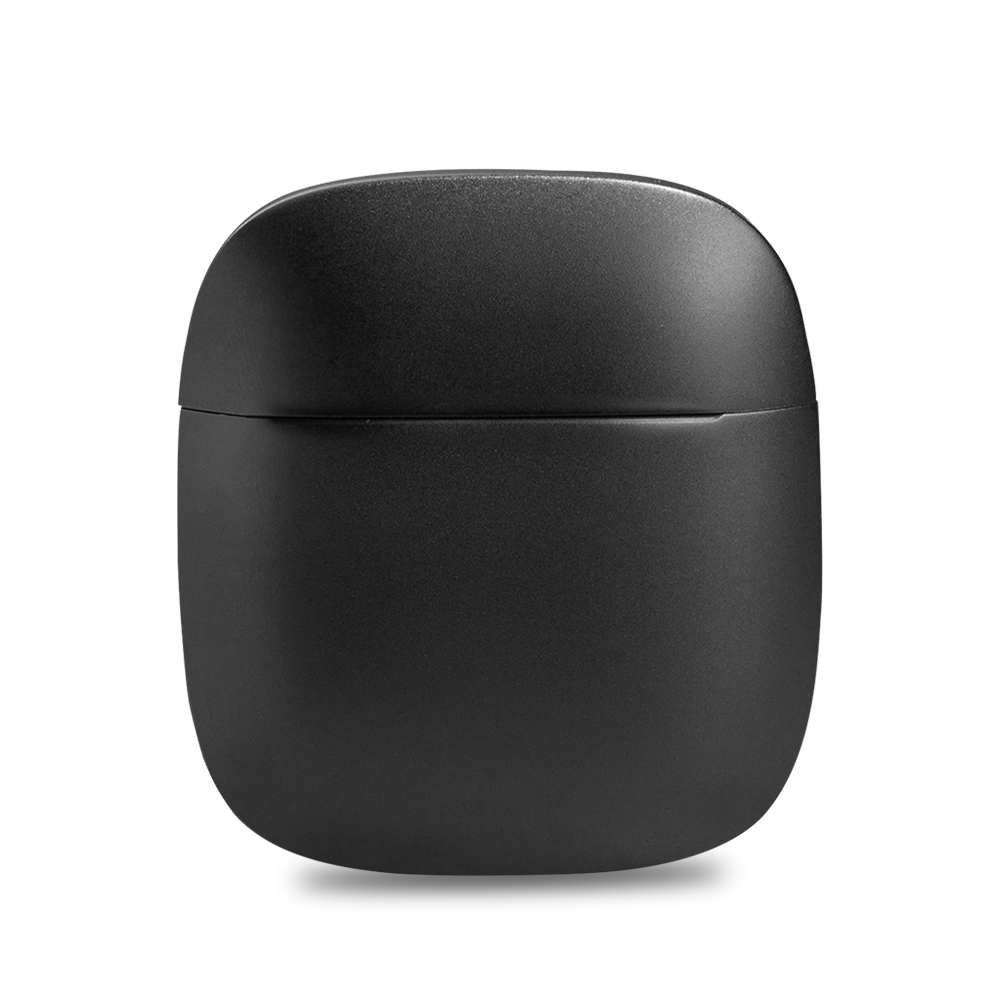Black Metal Bluetooth Wireless Earbuds 8