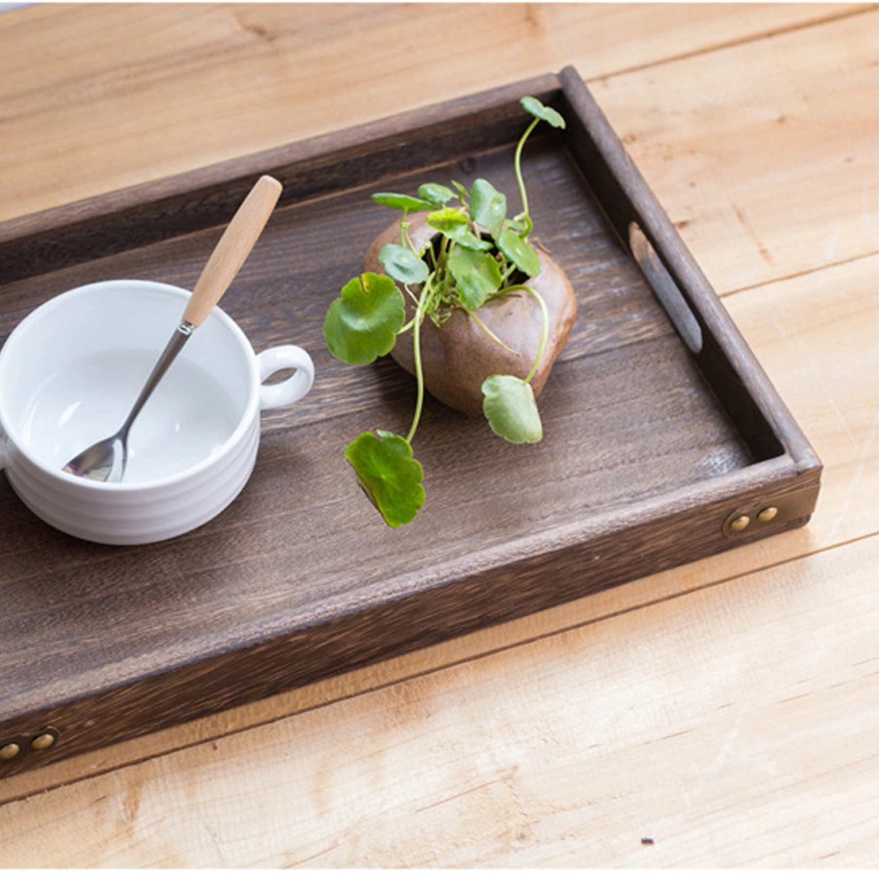 Natural Wooden Tray 6
