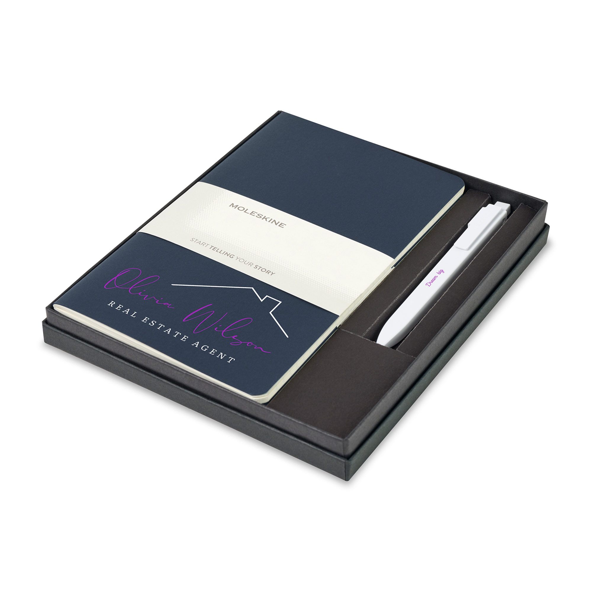 Moleskine® Large Cahier and GO Pen Gift Set 21
