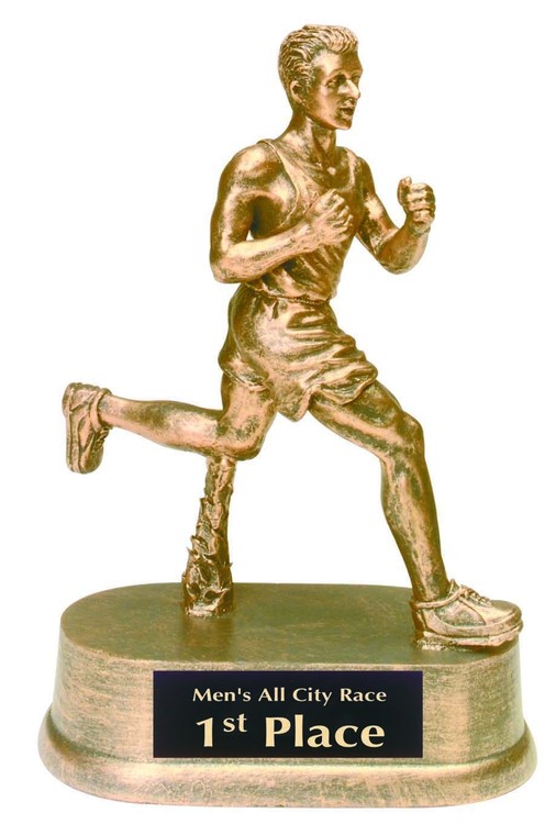 Track Male Antique Gold Figure Award 2