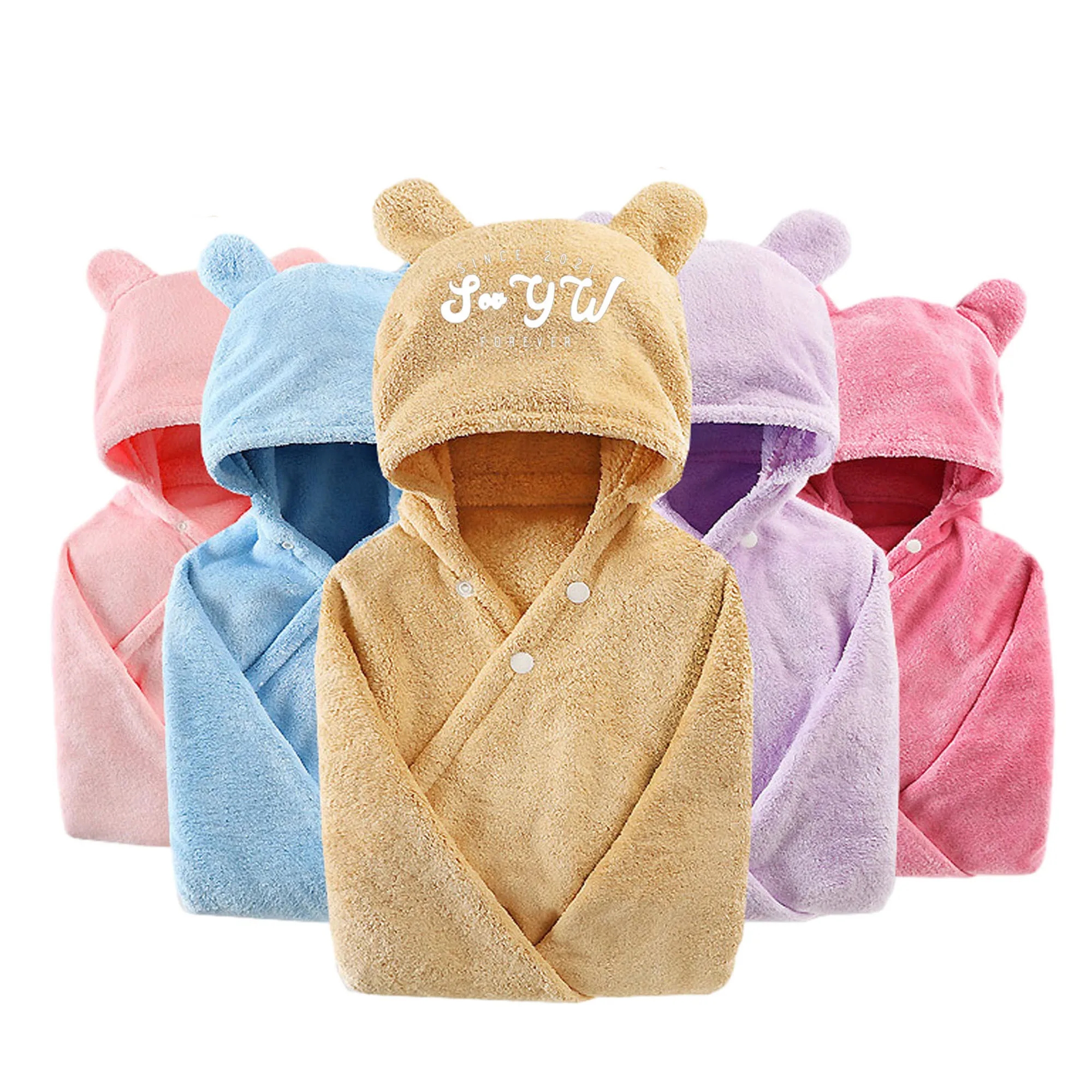 Super Soft Fit Baby Hooded Bath Towel MOQ 100 3