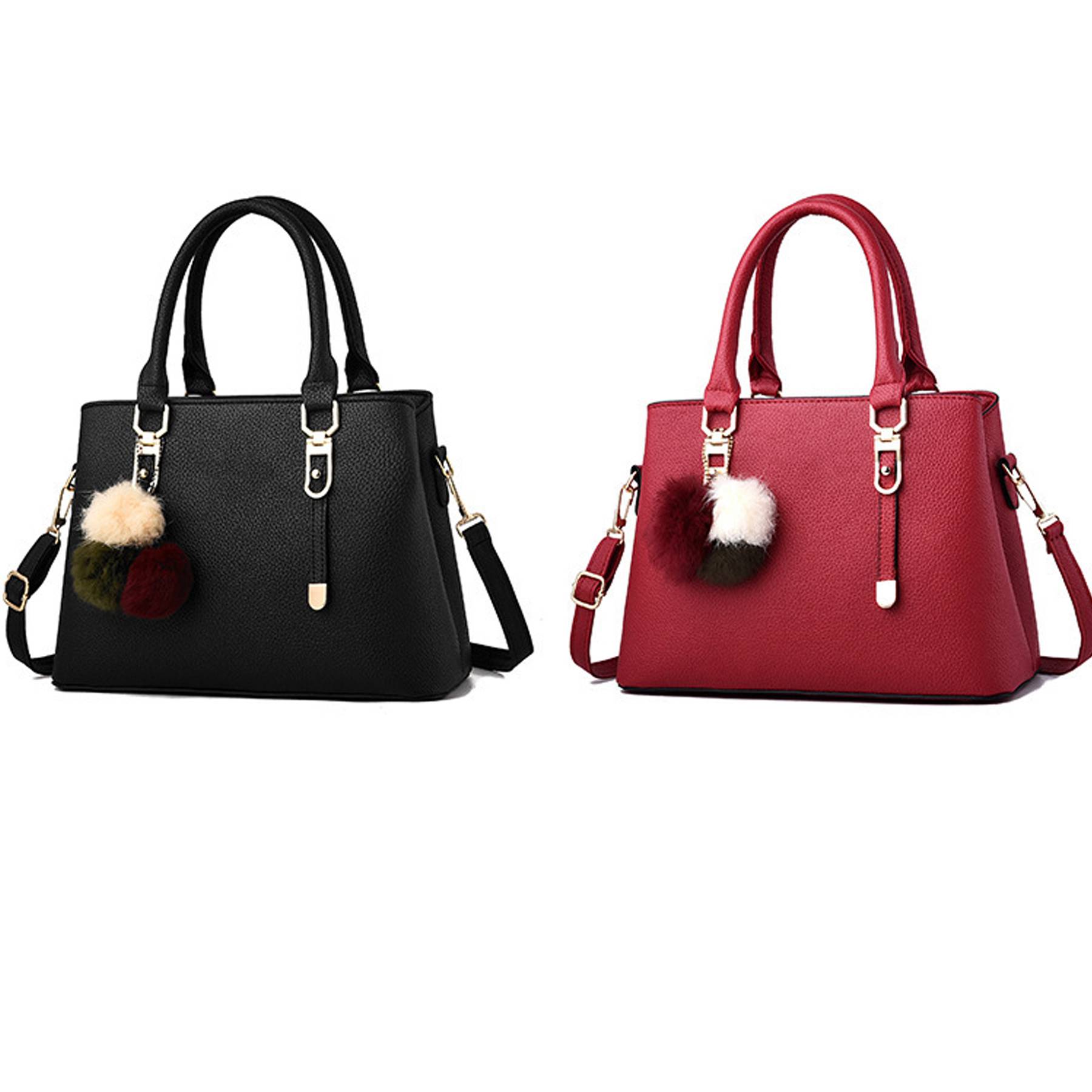 PU Leather Stylish Versatile Handbag Crossbody Bag 6
