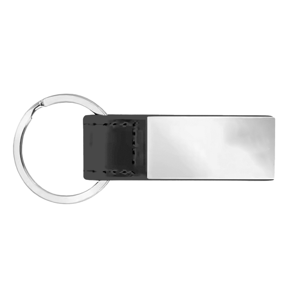 SleekPlate Leather & Metal Key Fob 8
