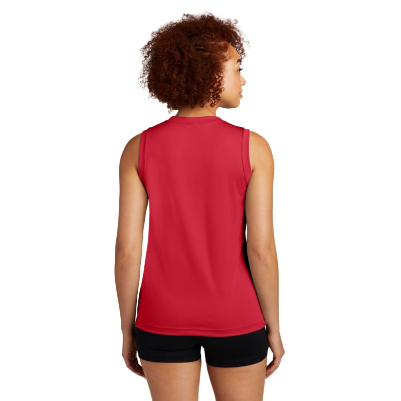 Sport-Tek Women's Sleeveless PosiCharge Competitor V-Neck Tee. 6