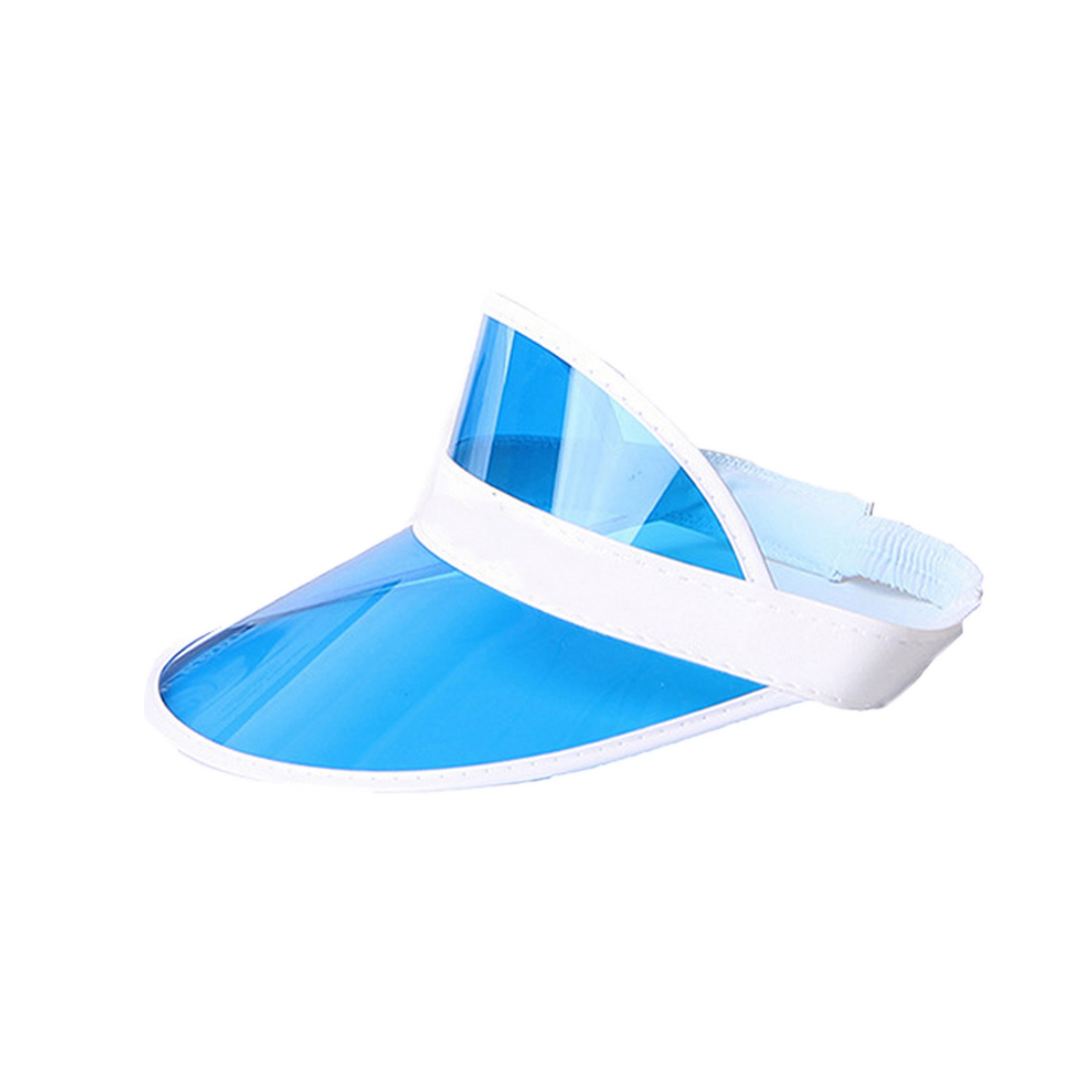 Pvc Clear Sun Visor Hat Uv Protection Face Shield Cap 5